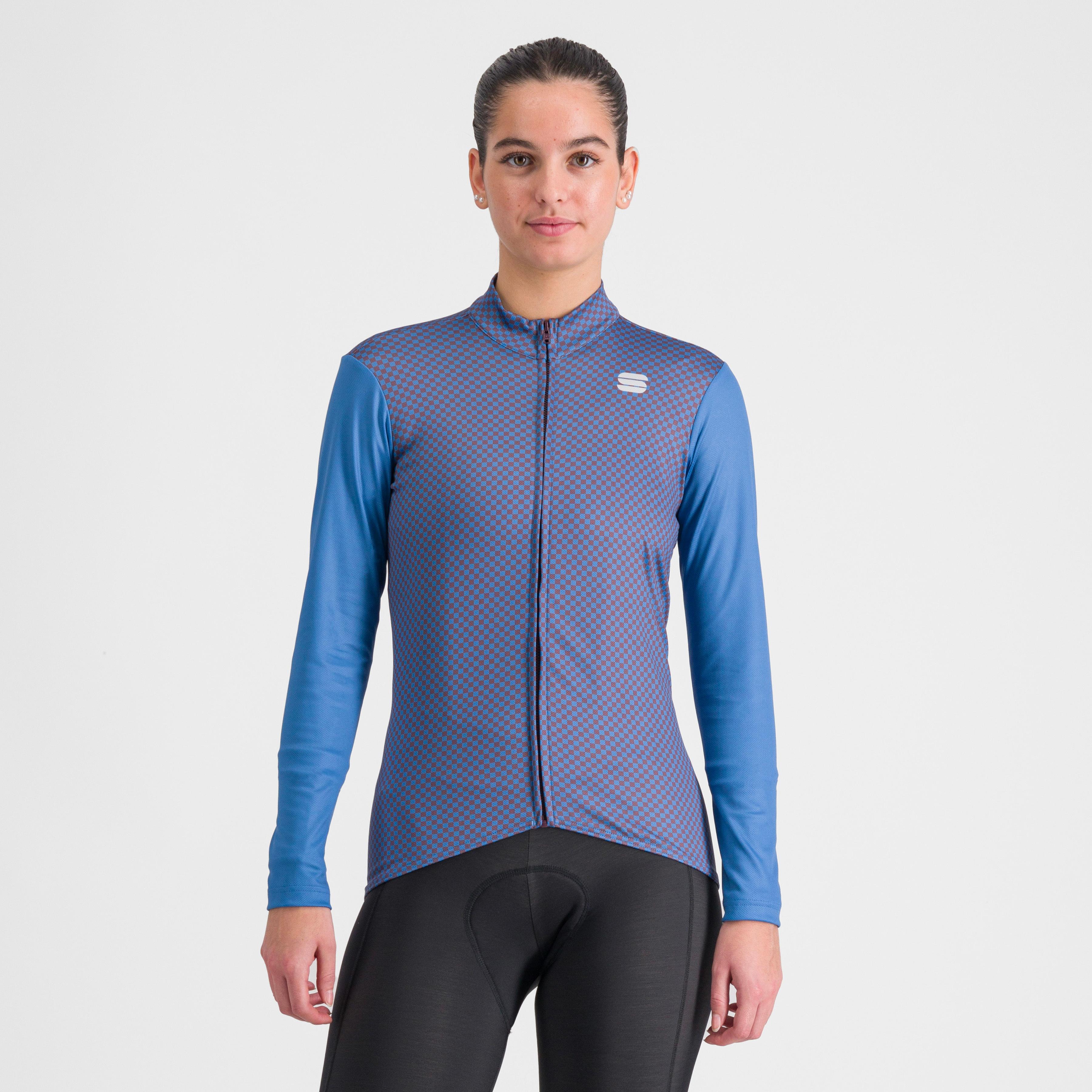 Checkmate w thermal jersey - blue denim huckleberry - sportful