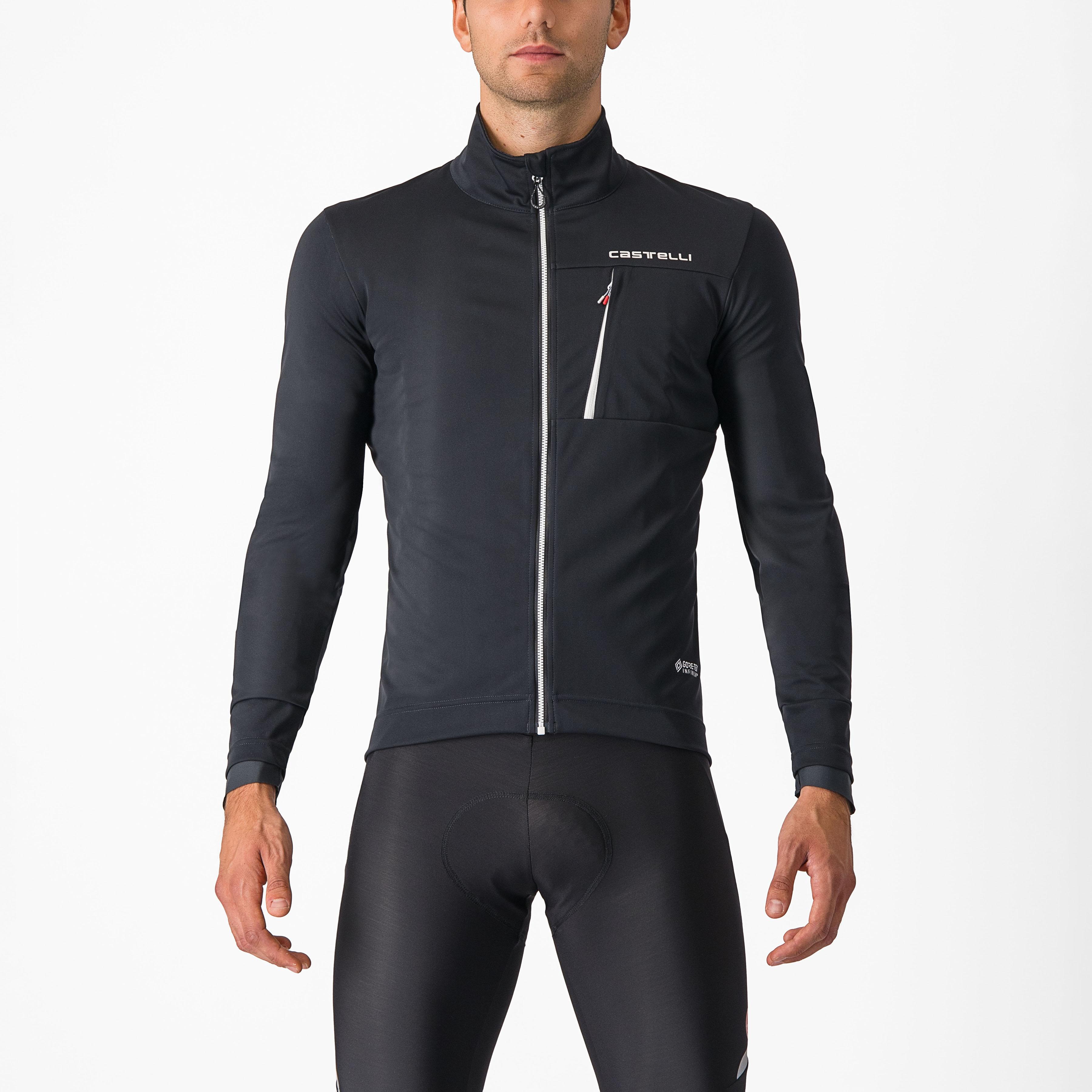 Go jacket - light black/white - castelli