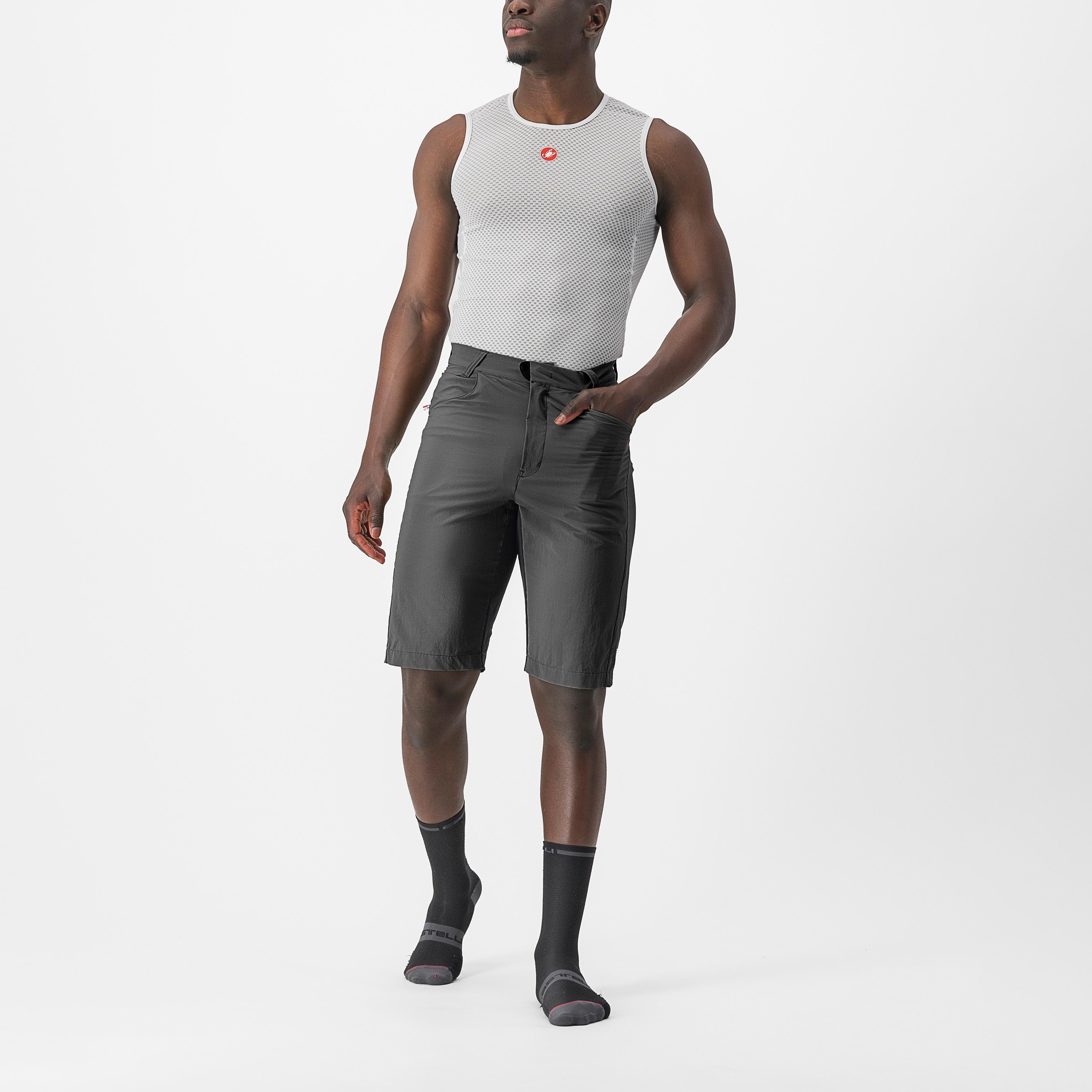 Unlimited baggy short - dark gray/black - castelli