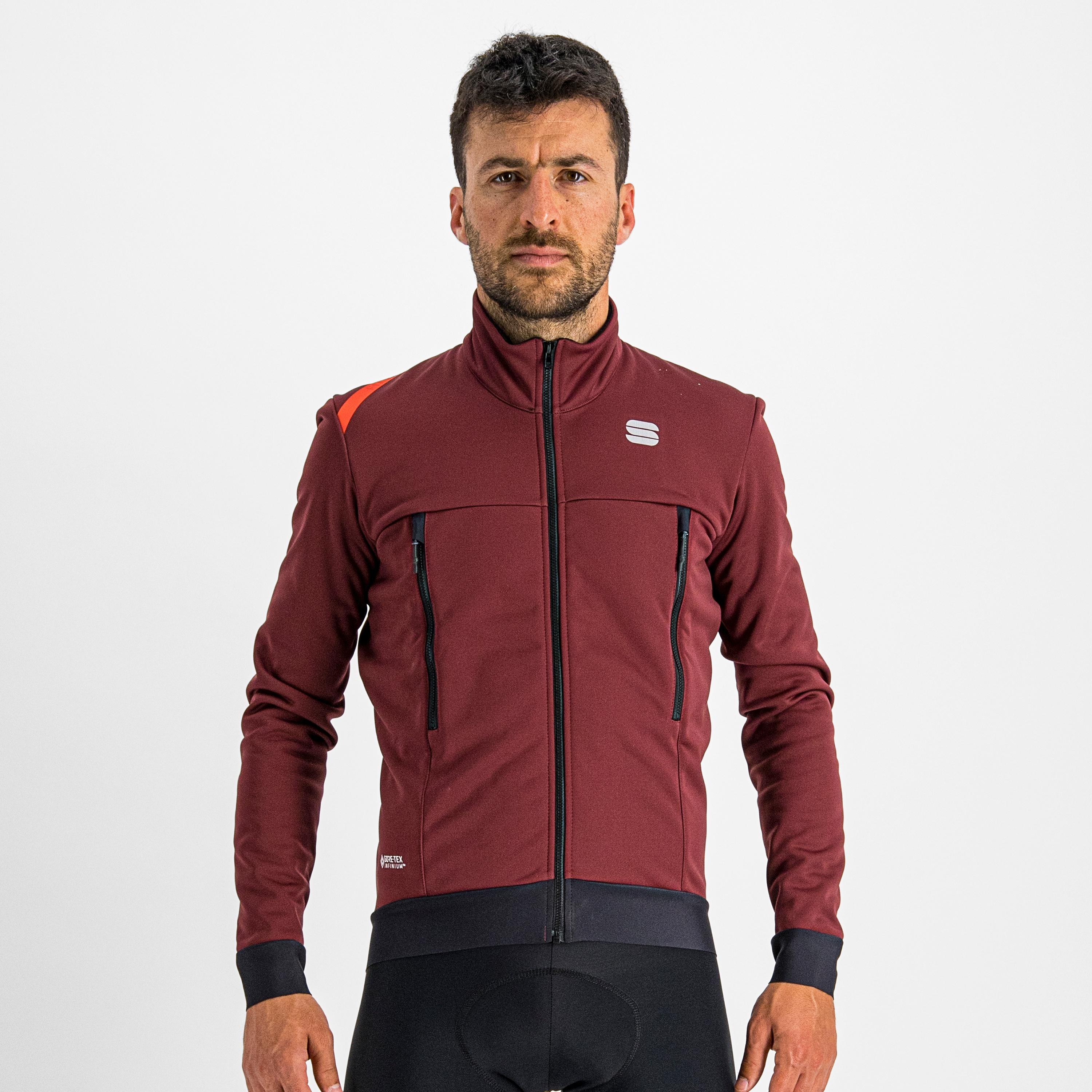 Fiandre warm jacket - red wine - sportful