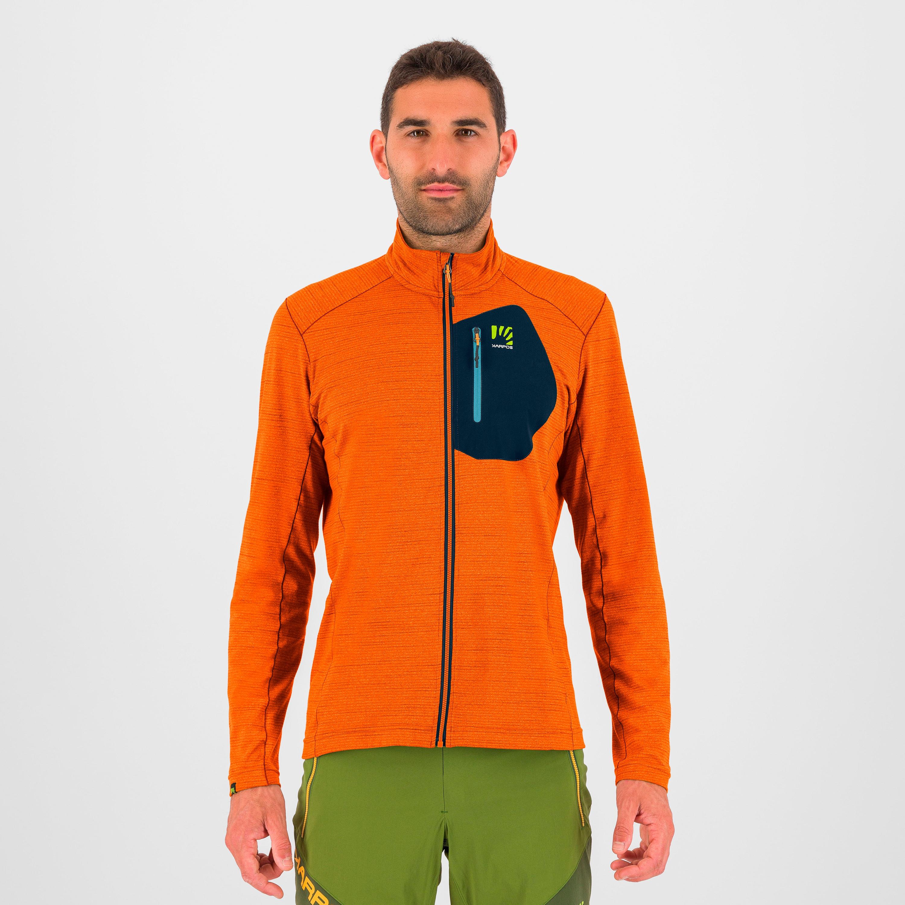 Pomedes t-shirt ls - scarlet ibis - karpos