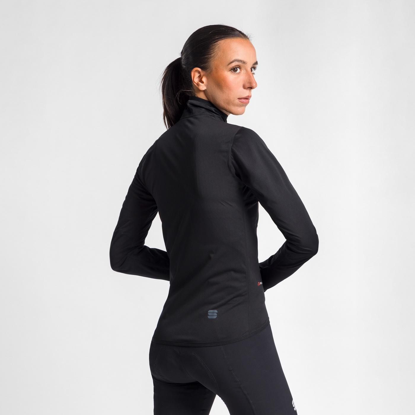 Fiandre w aqua jacket - black - sportful