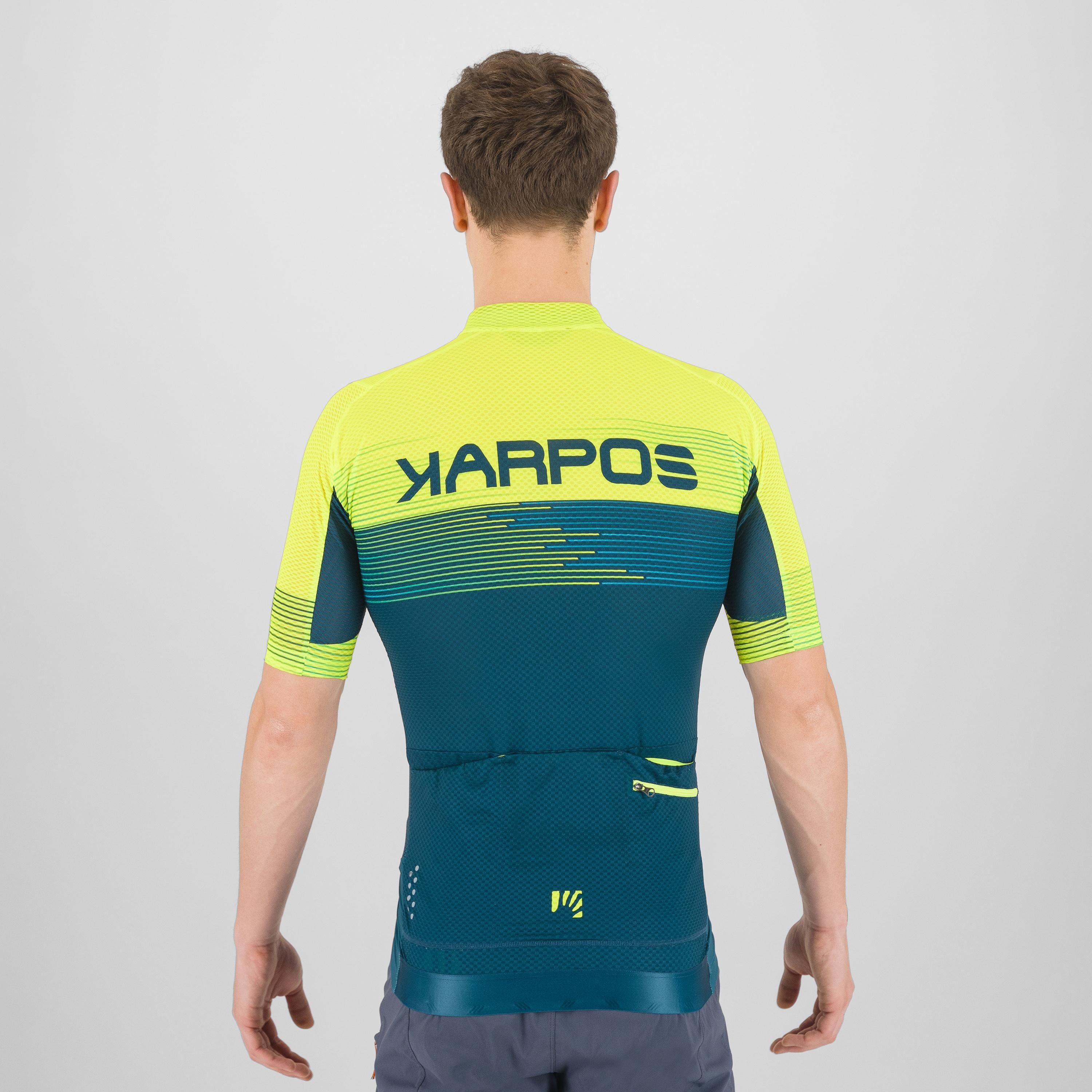 Green fire jersey - refl.pond/yellow f/enamel b. - karpos