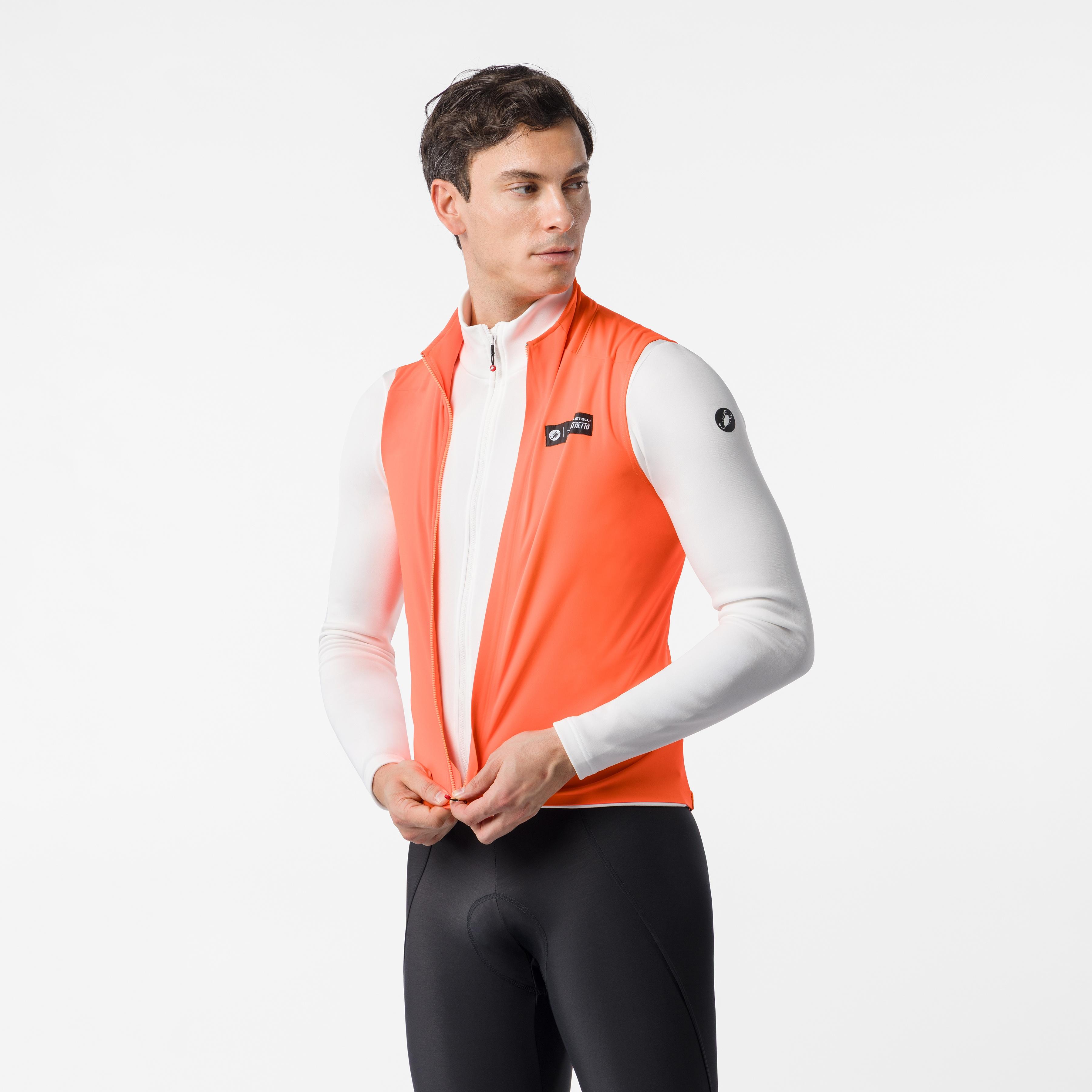 Perfetto 2 vest - brilliant orange - castelli