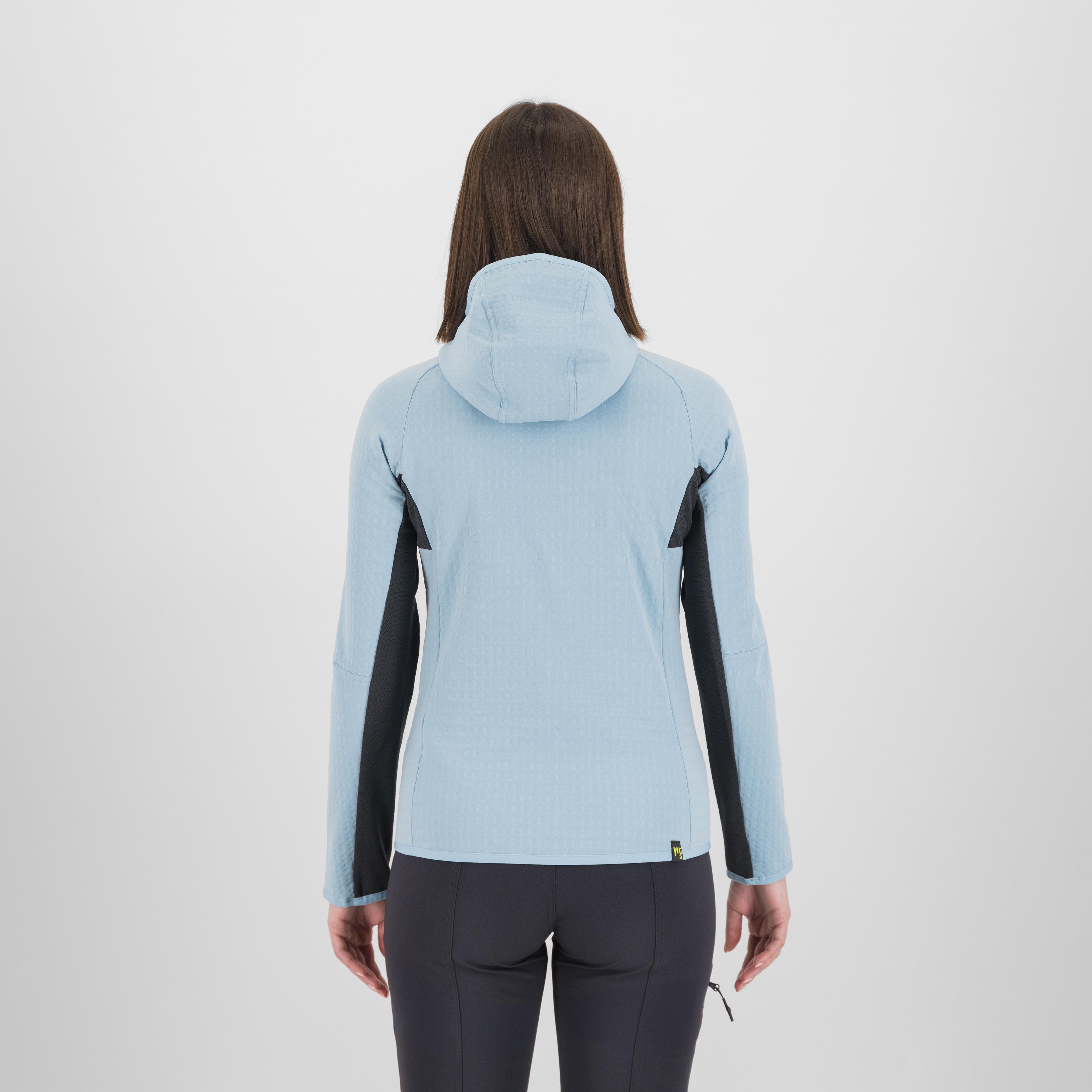 Marmolada hoodie w fleece - forget/black - karpos