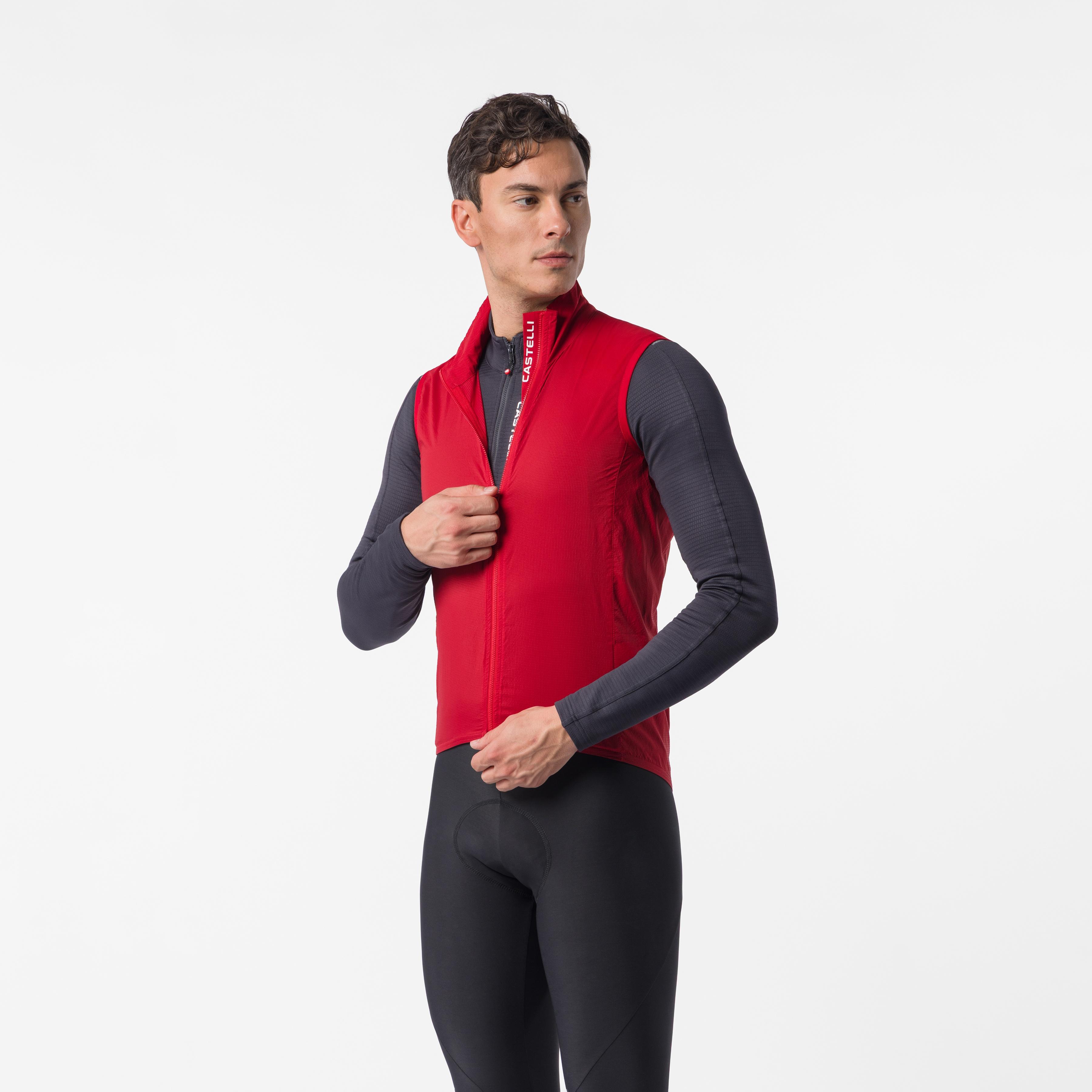 Transition air vest - rich red - castelli