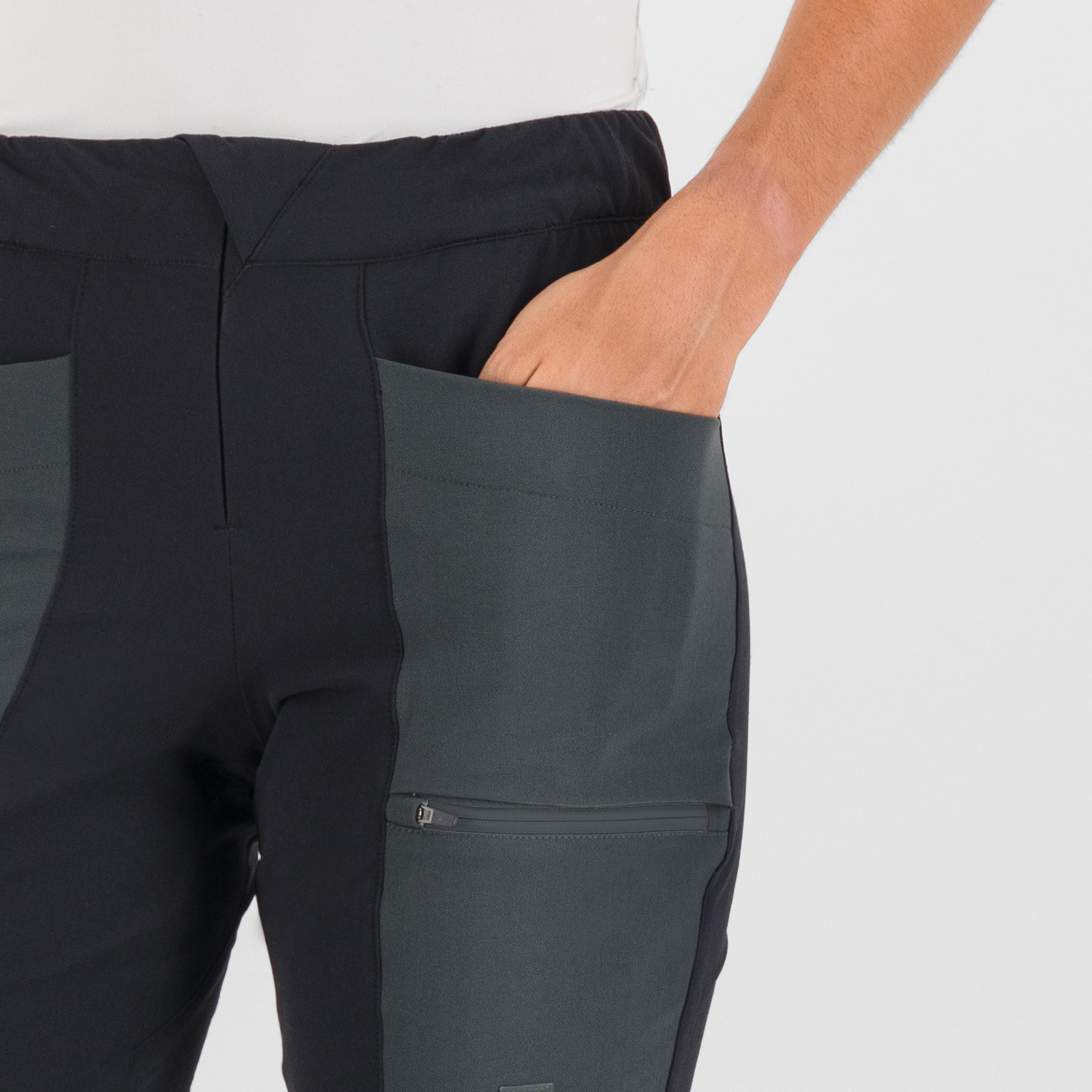 Lastia winter w pants - black/woodl.gray - karpos