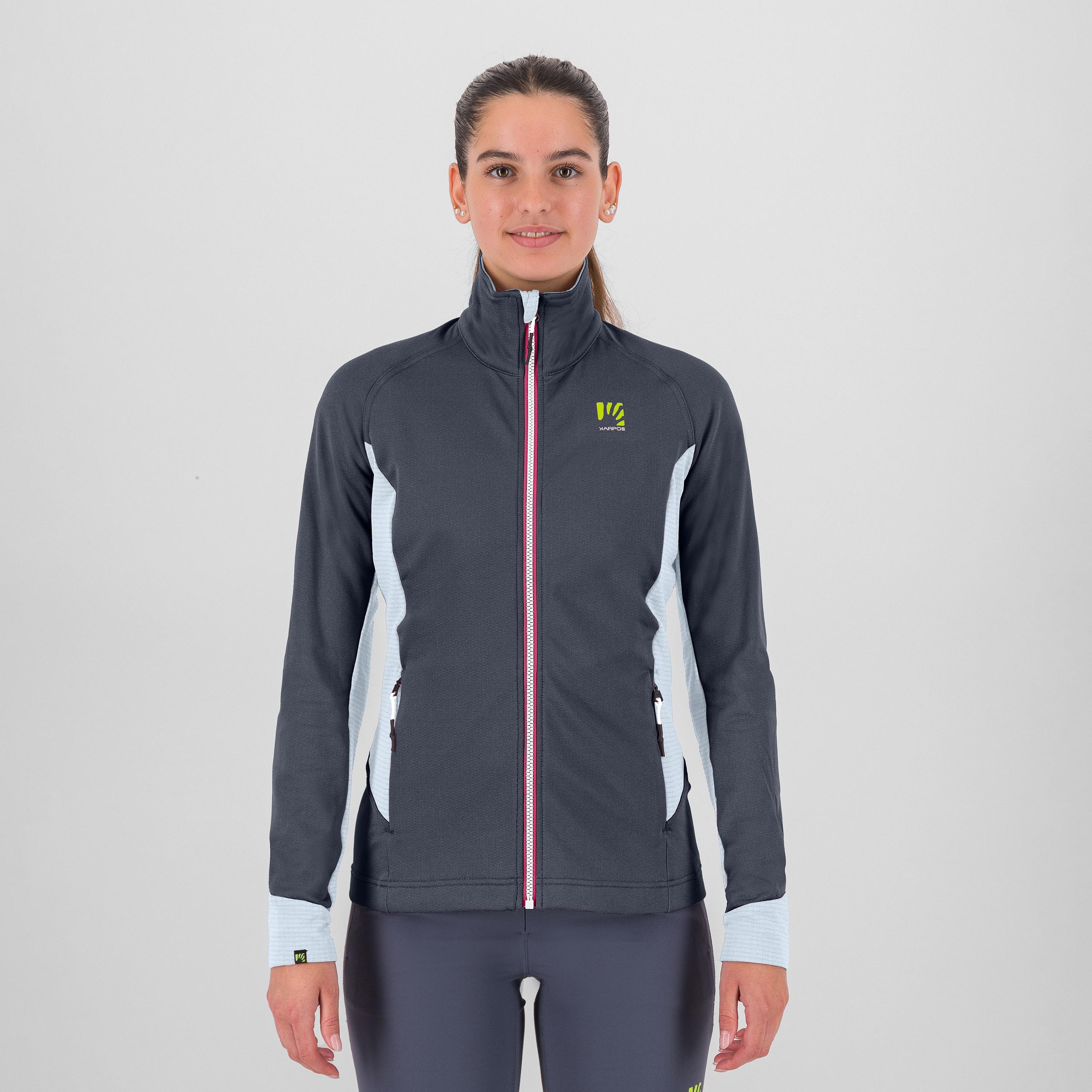 Pizzocco evo w full-zip fleece - ombre blue/bright white - karpos