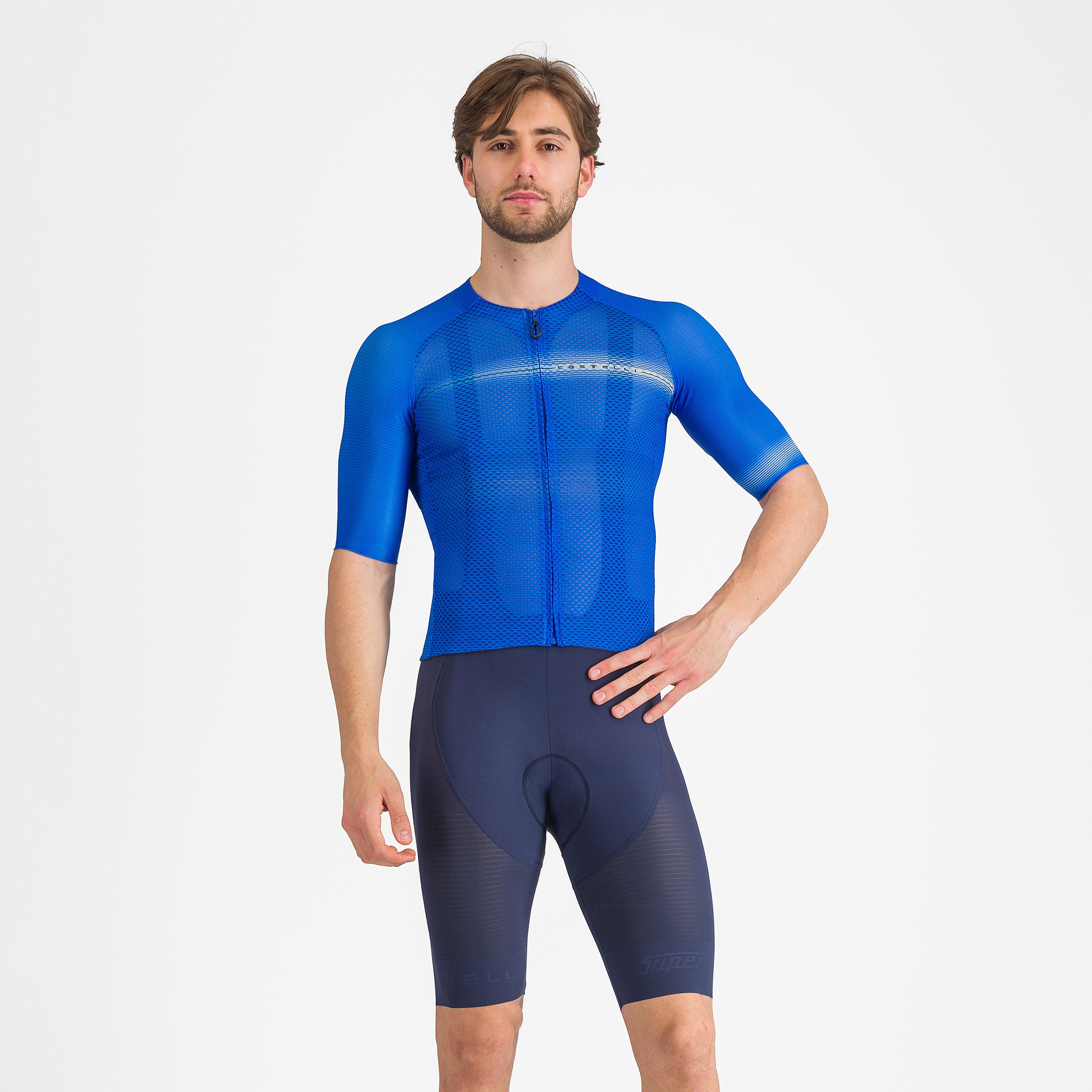 Superleggera bibshort - belgian blue - castelli