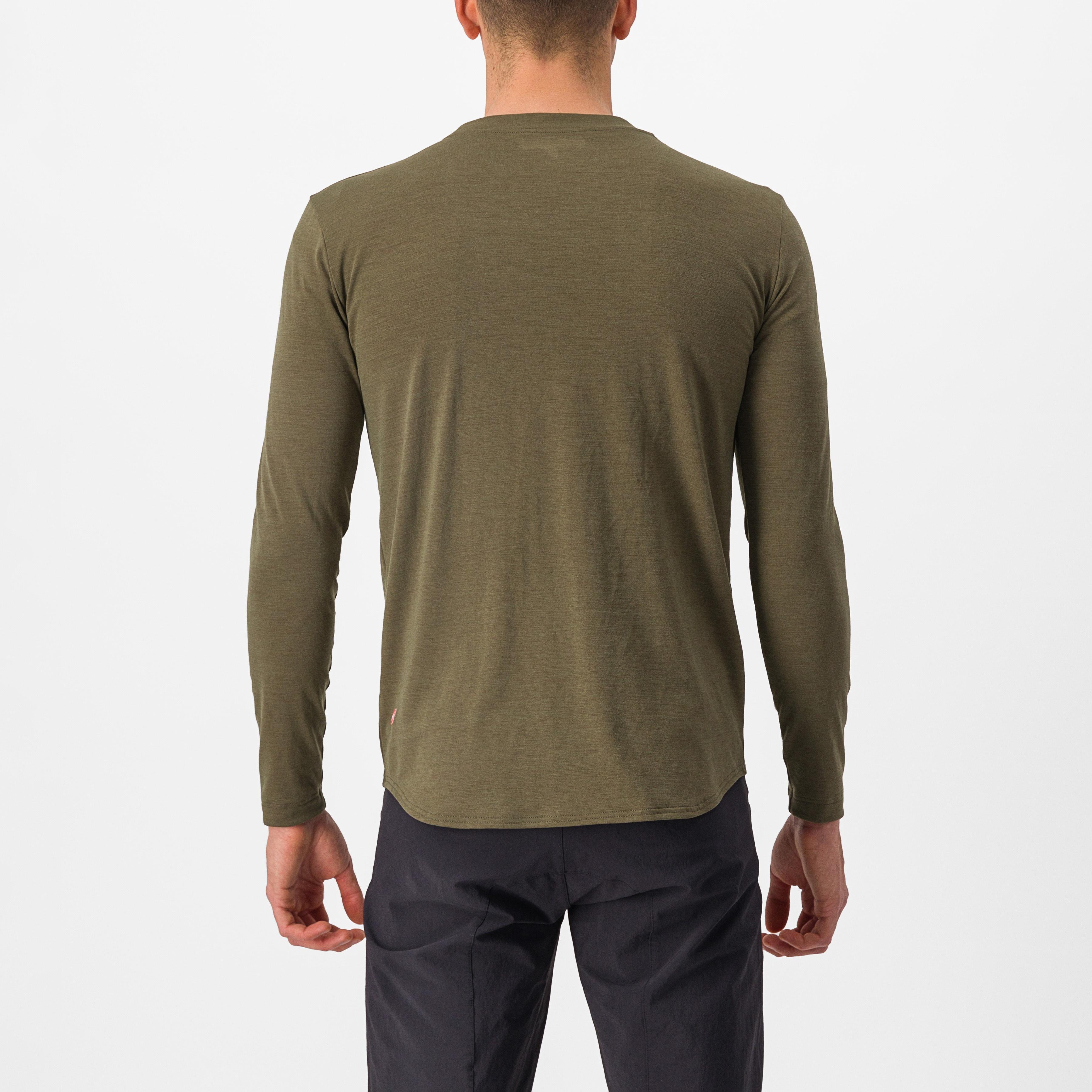 Unlimited merino long sleeve - tarmac/goldenrod - castelli