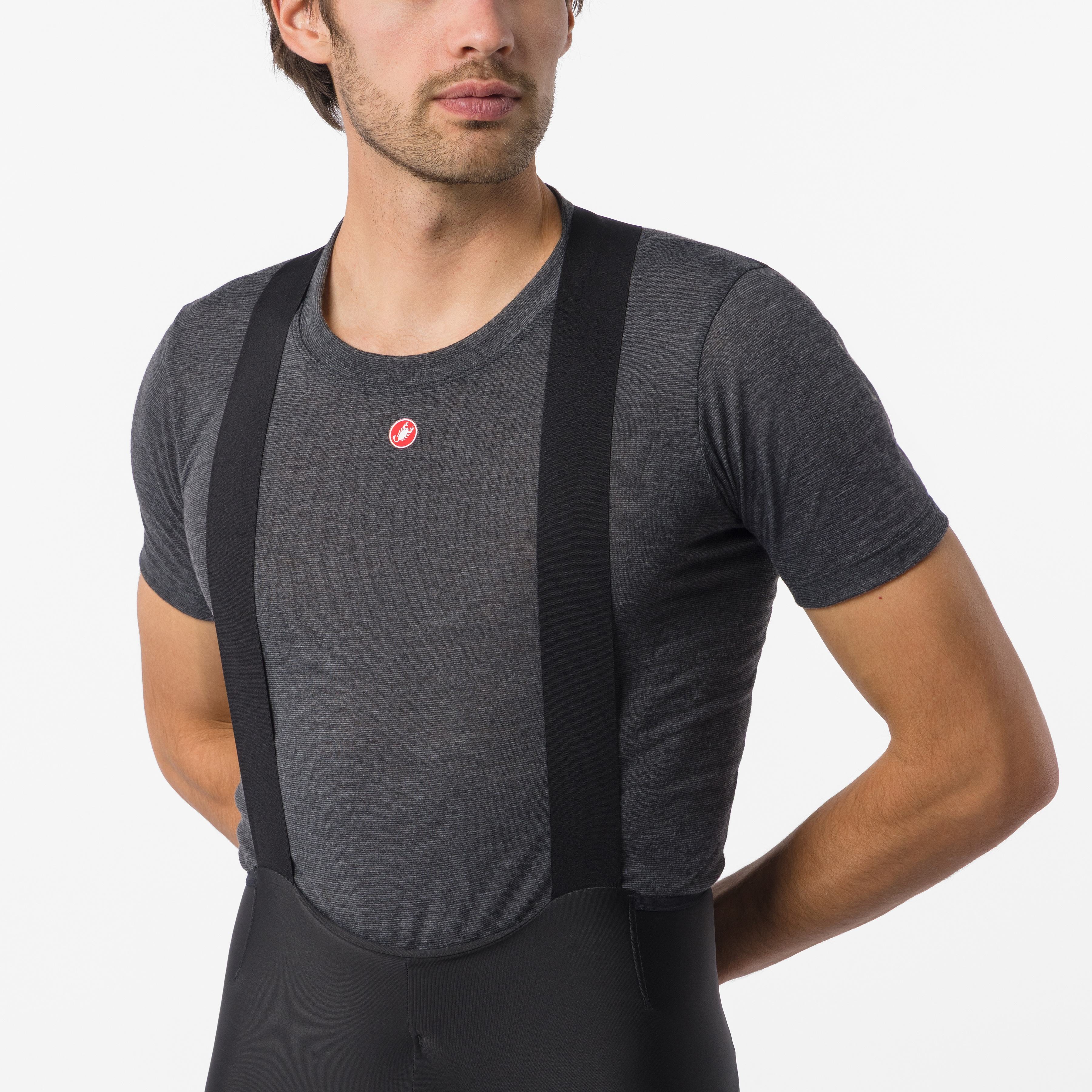 Nano rain bibtight - black - castelli