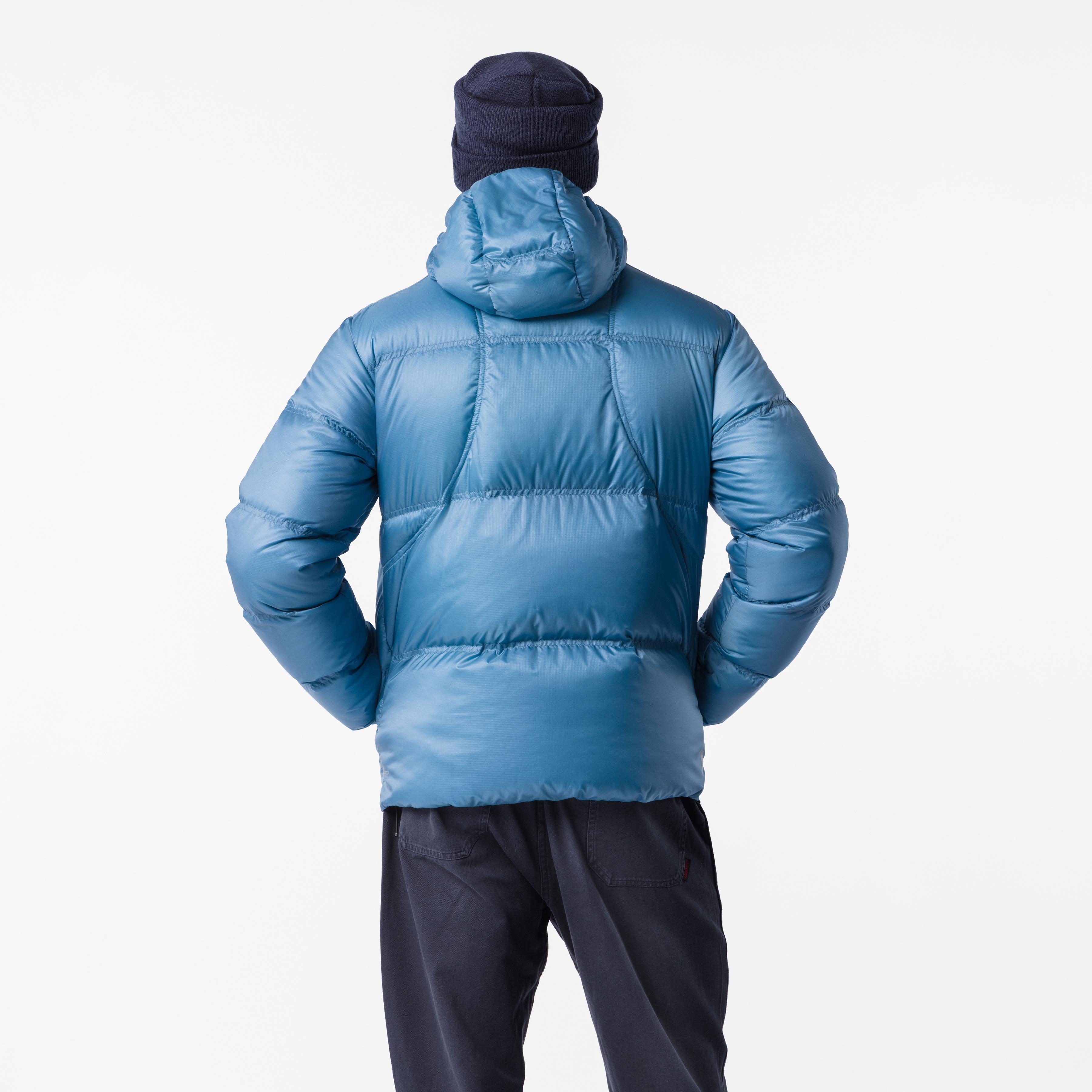 Down puffer jacket - metallic blue - castelli