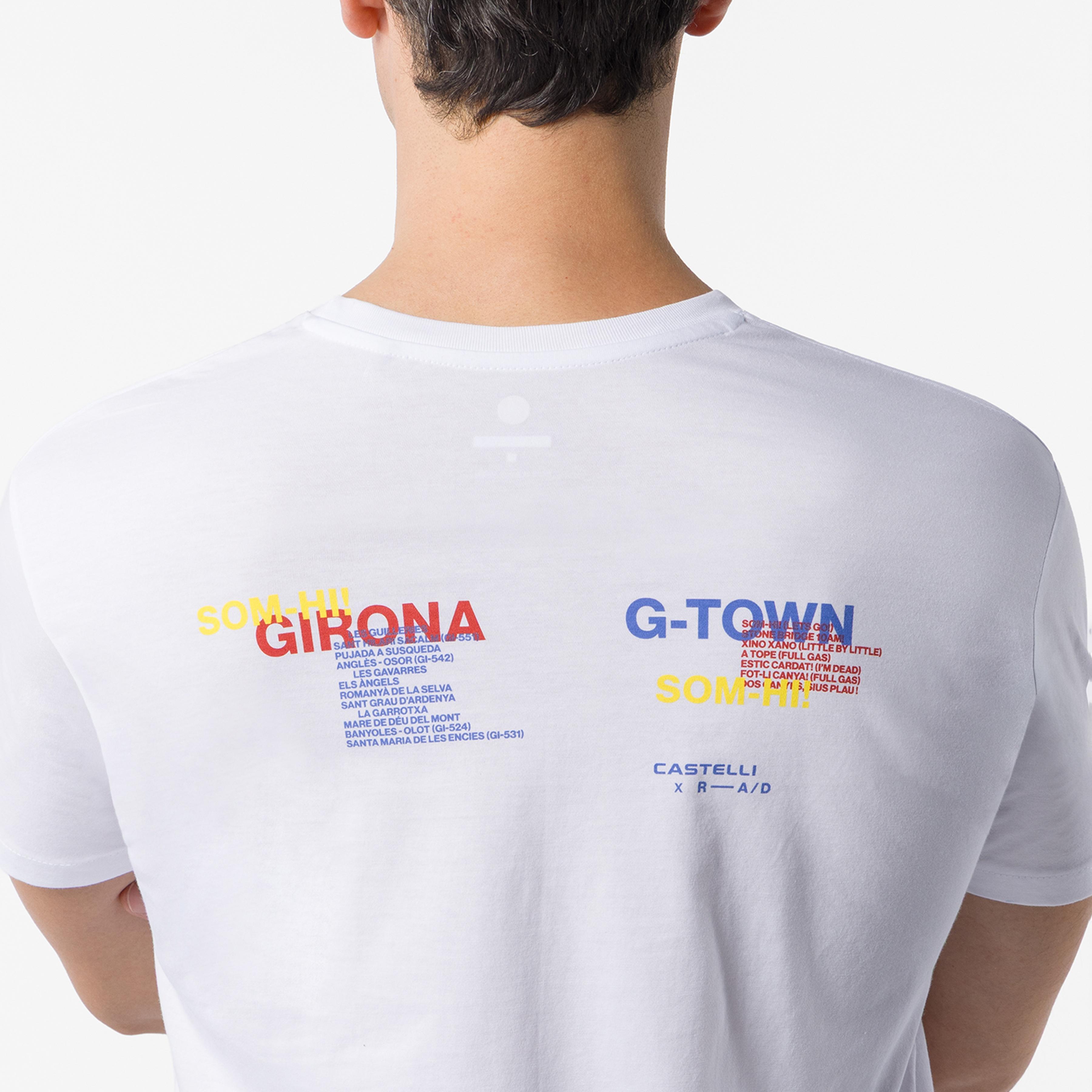 Custom t-shirt - white girona - castelli