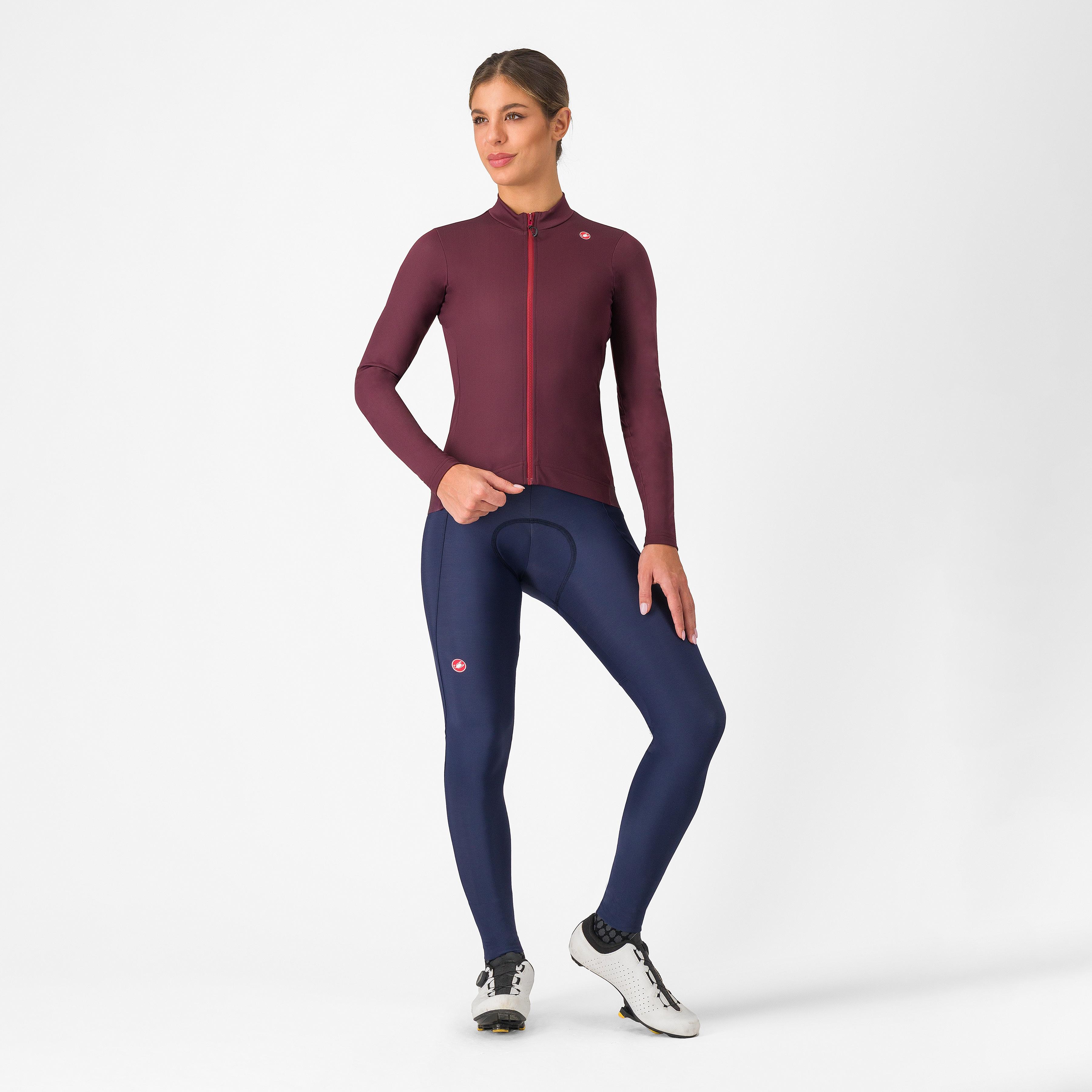 Espresso thermal w jersey - deep bordeaux - castelli