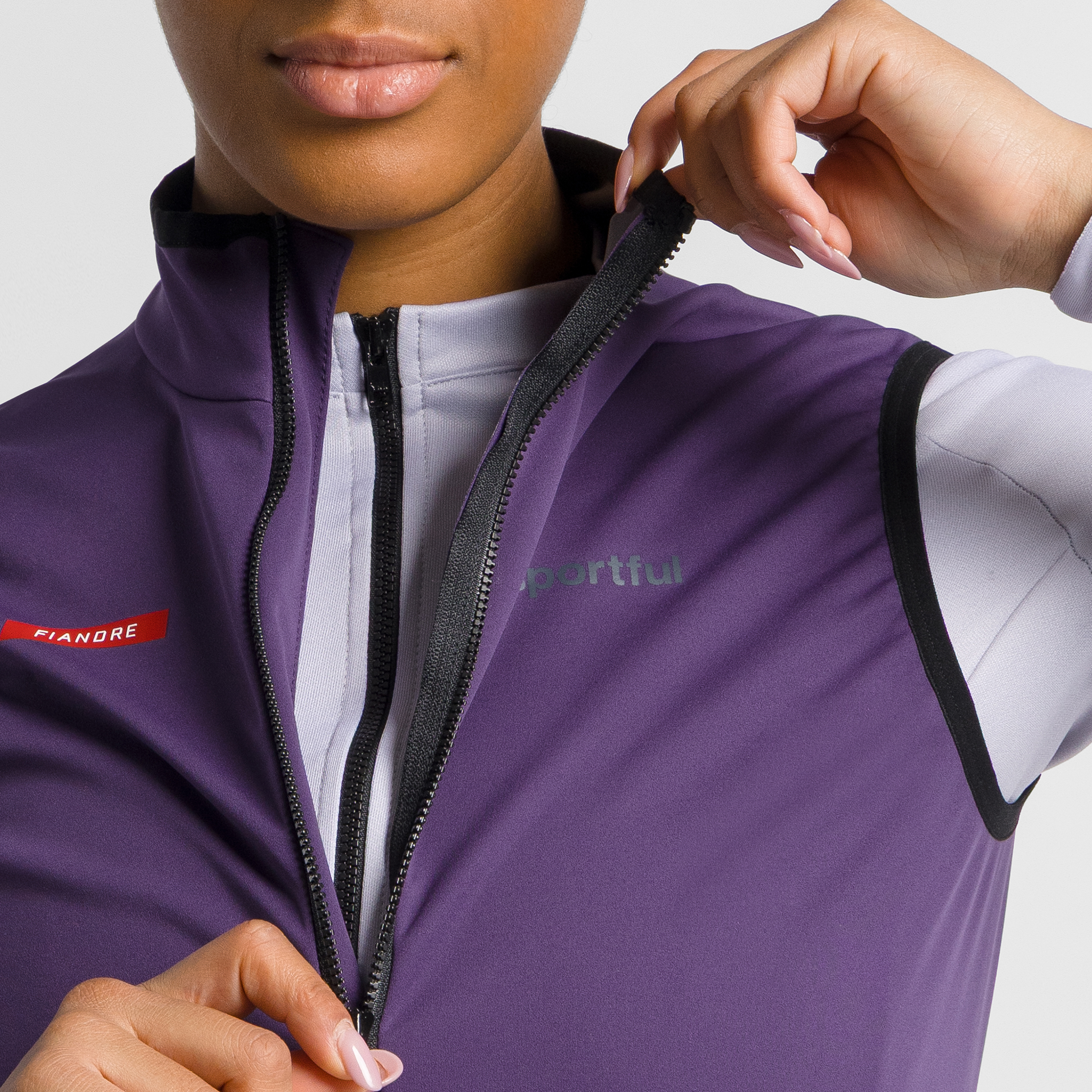 Fiandre 2 w vest - galactic purple - sportful