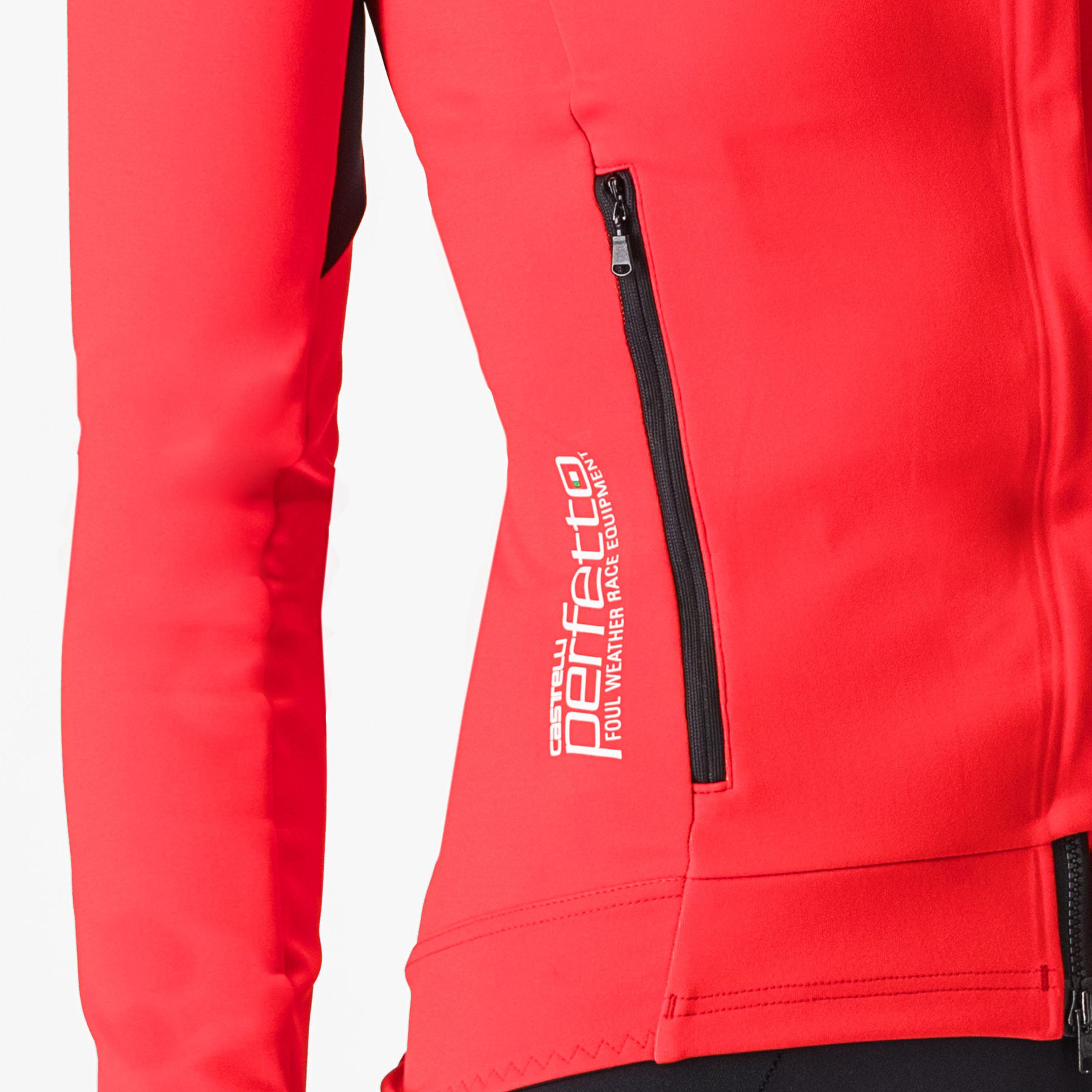 Perfetto ros 2 w jacket - hibiscus/silver reflex - castelli