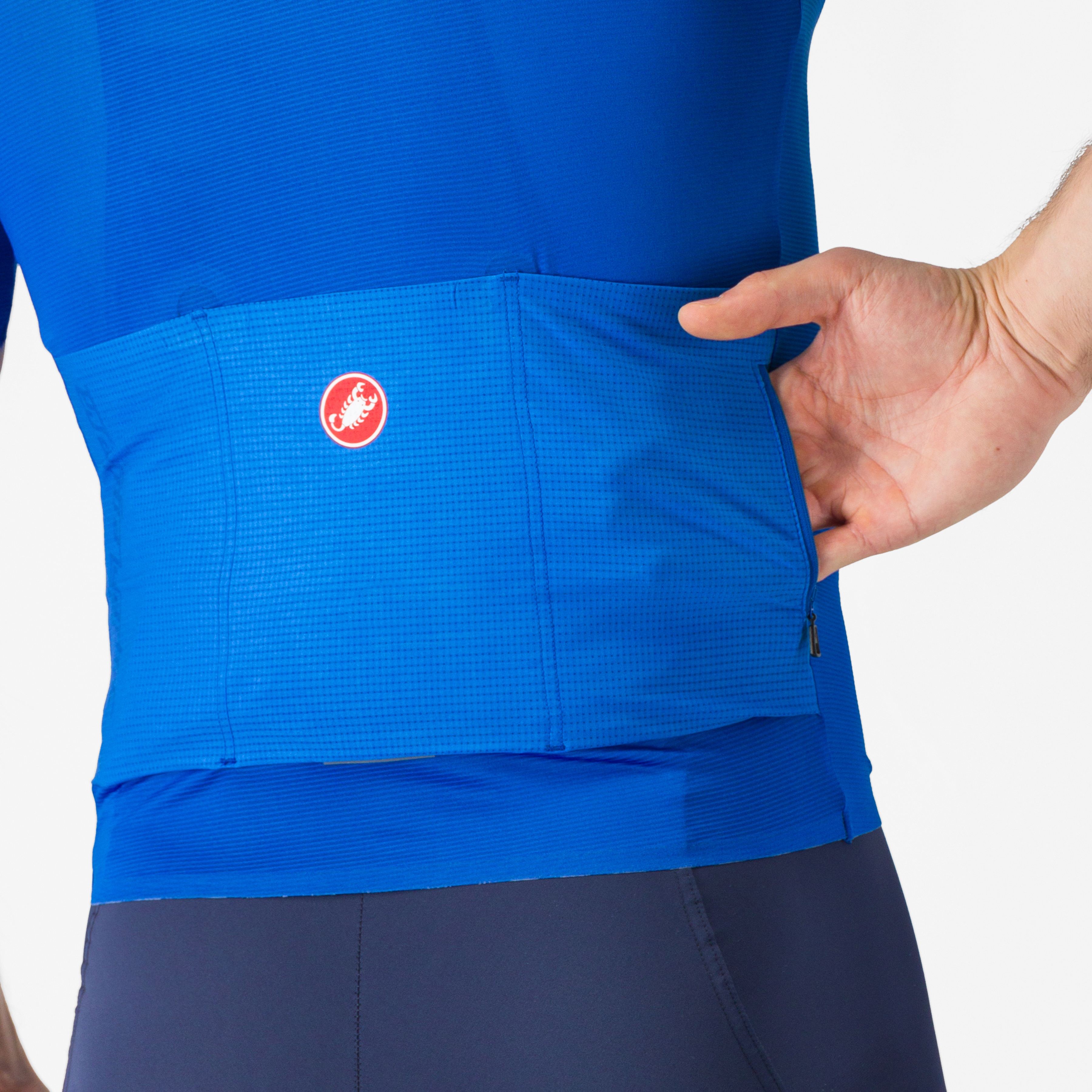 Superleggera a/c jersey - azzurro italia - castelli