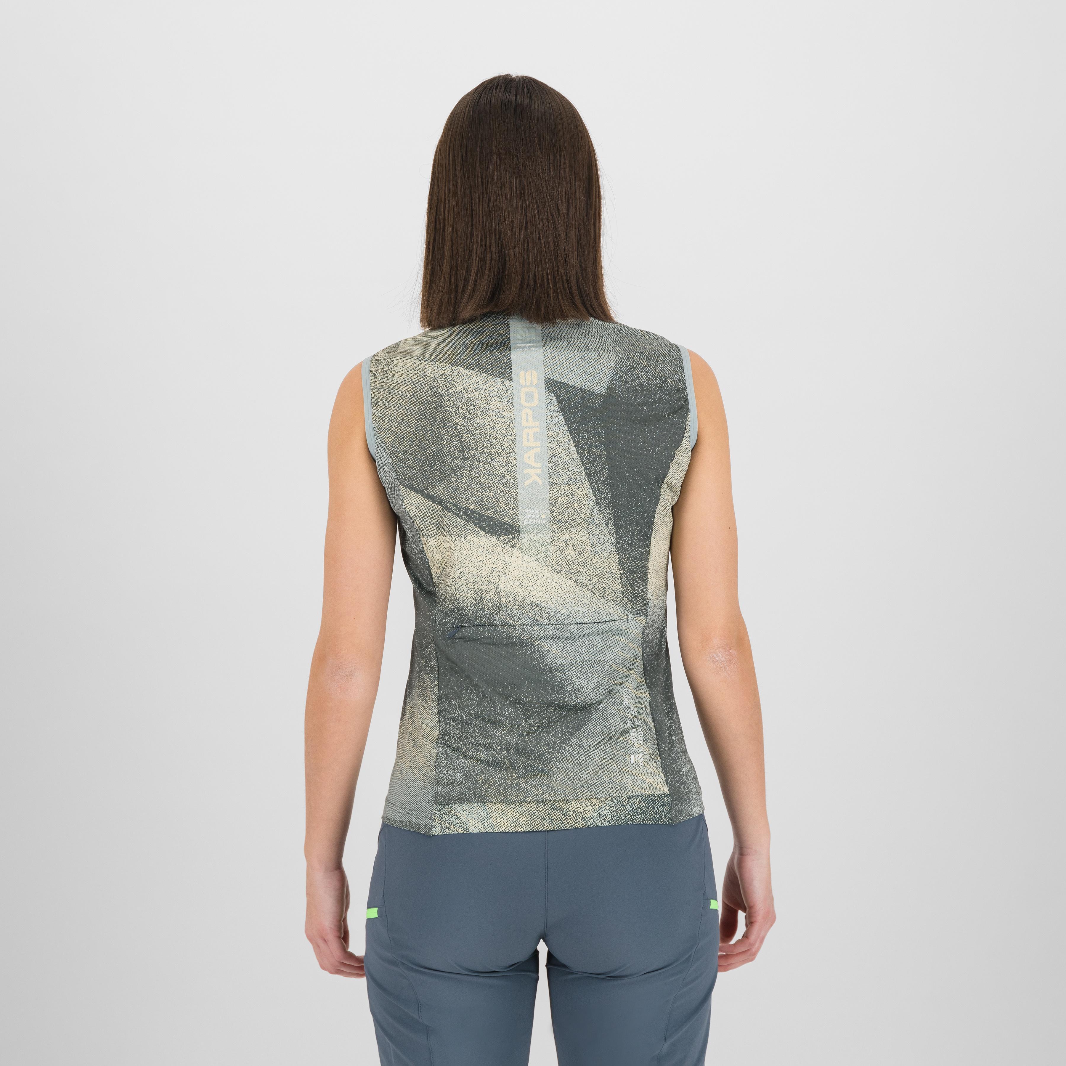 Sarca w full zip sleeveless - urban/summer - karpos