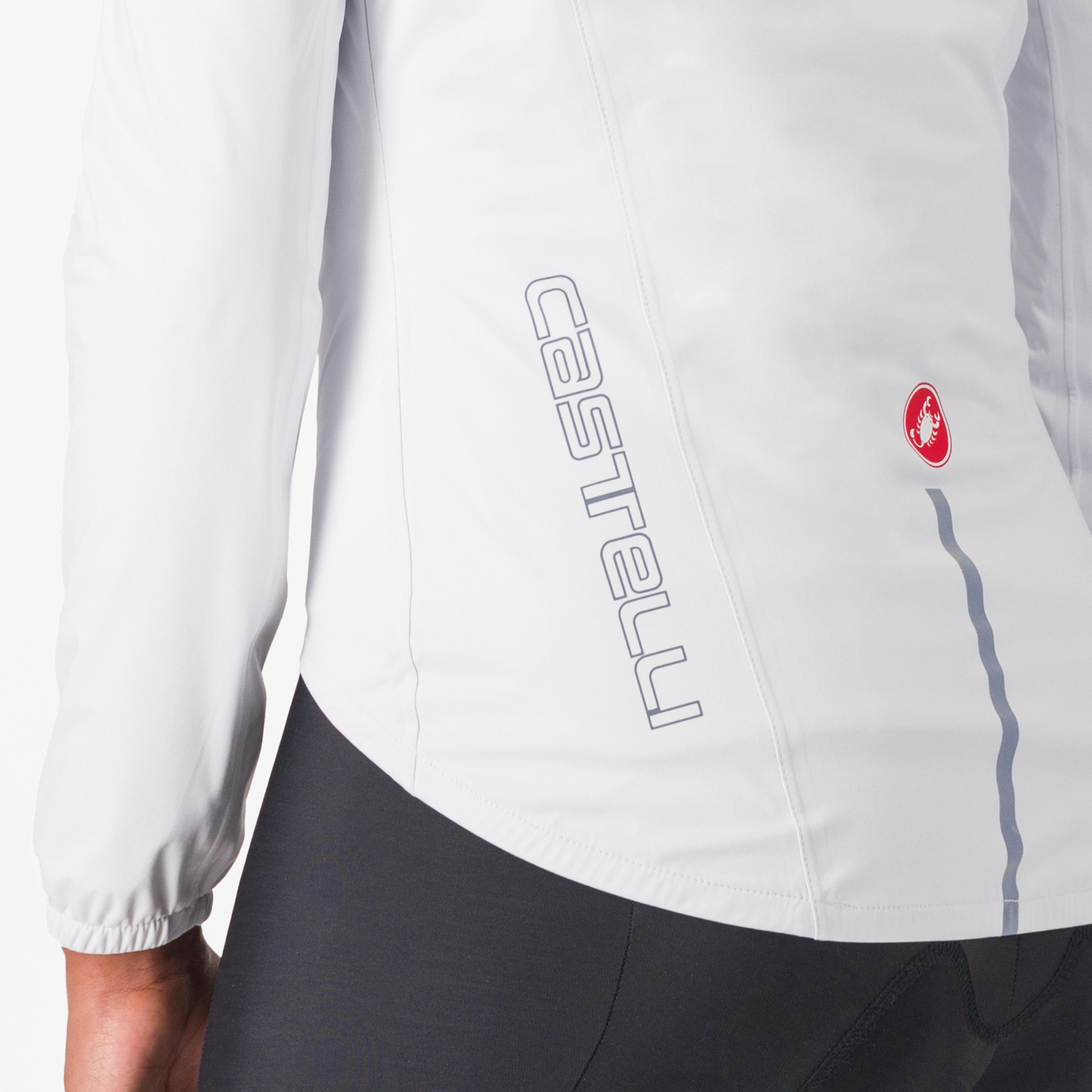 Emergency 3 w rain jacket - white - castelli