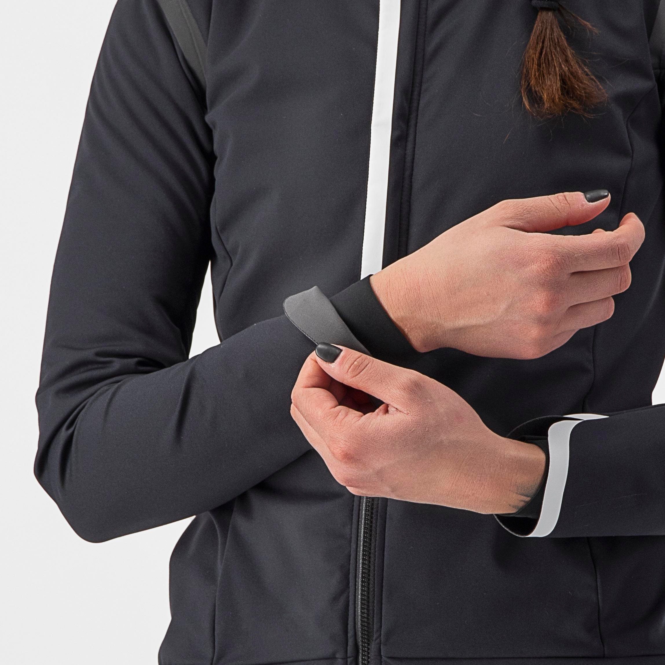 Alpha ultimate insulated w jacket - light black/white - castelli