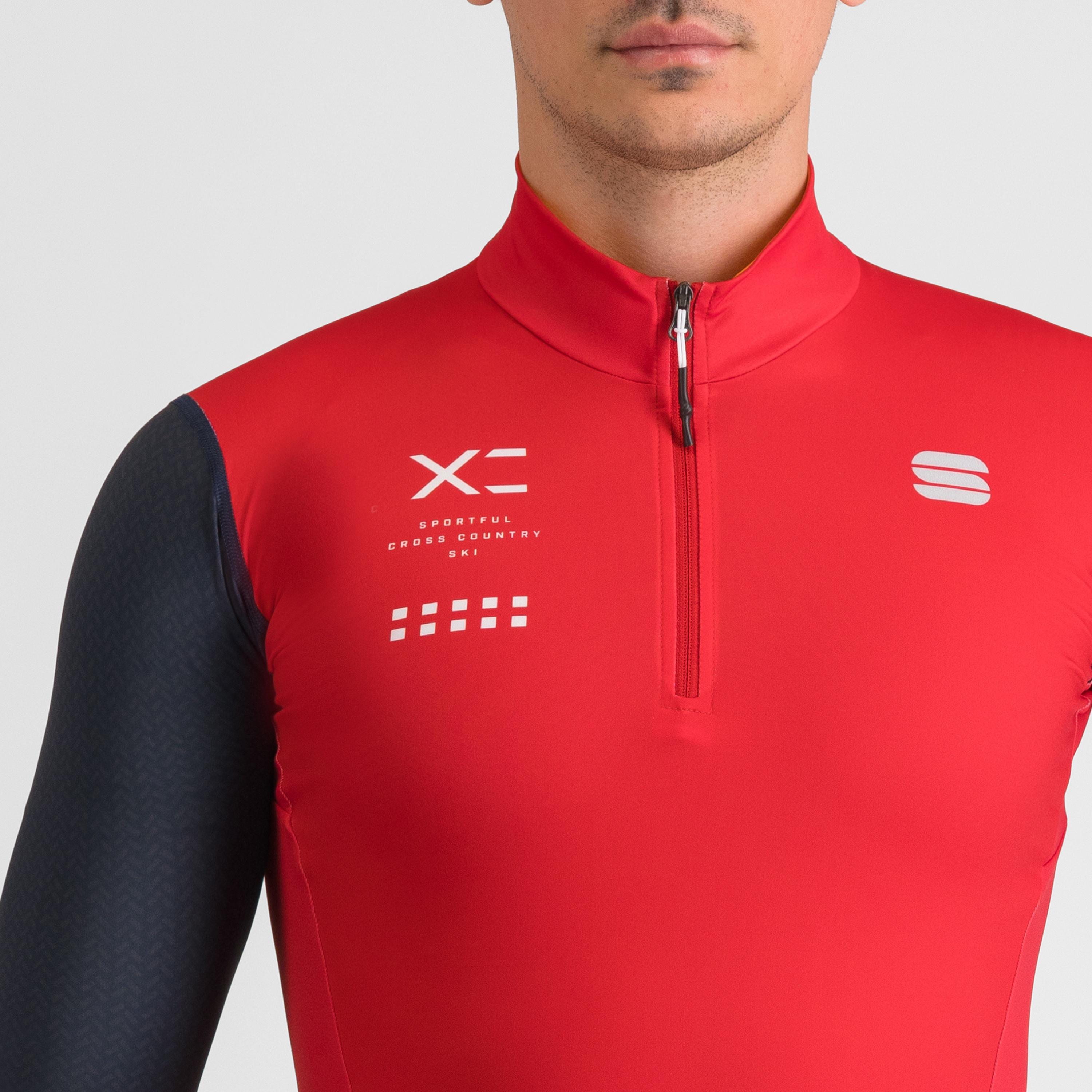 Squadra jersey - tango red/galaxy blue - sportful
