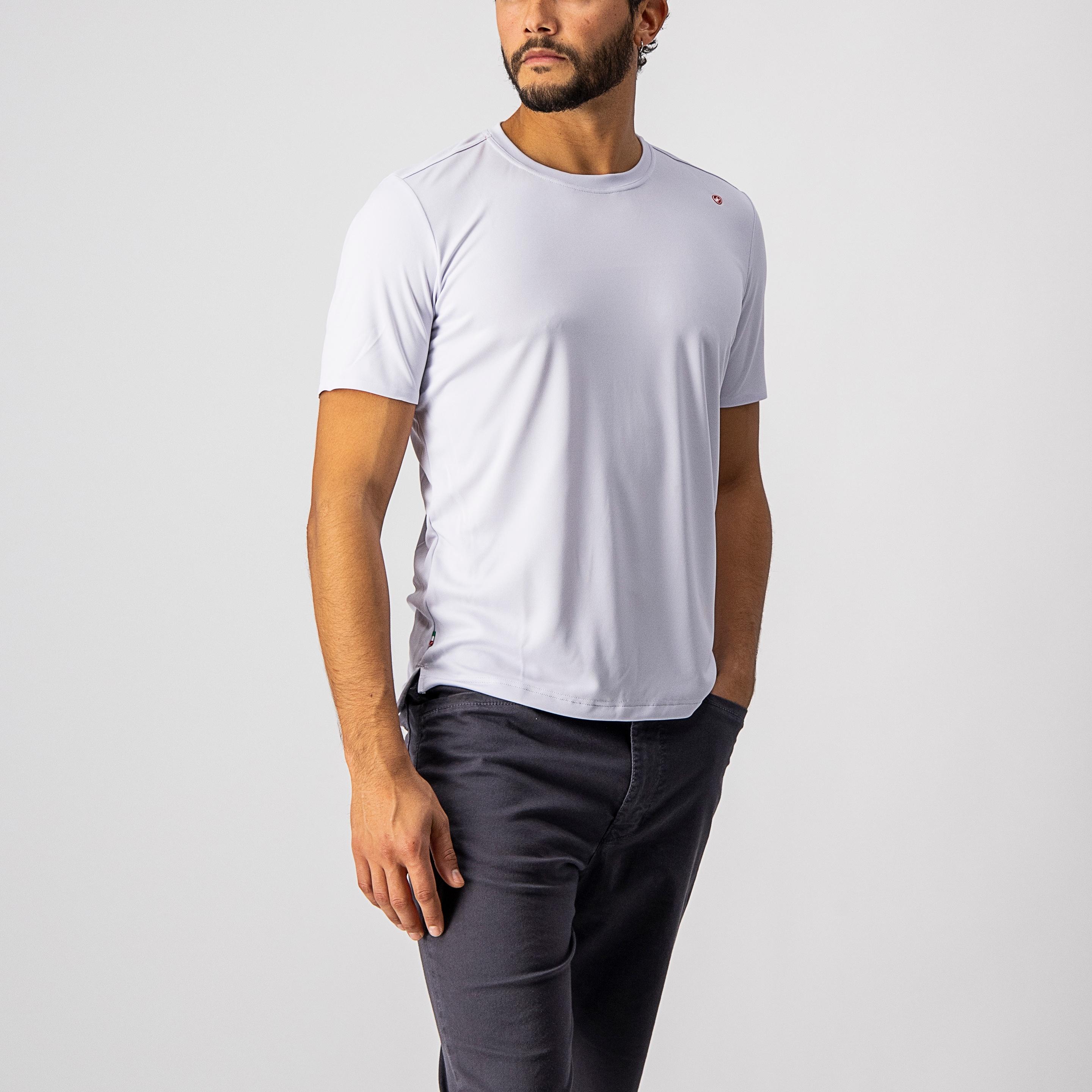Tech tee - silver gray - castelli