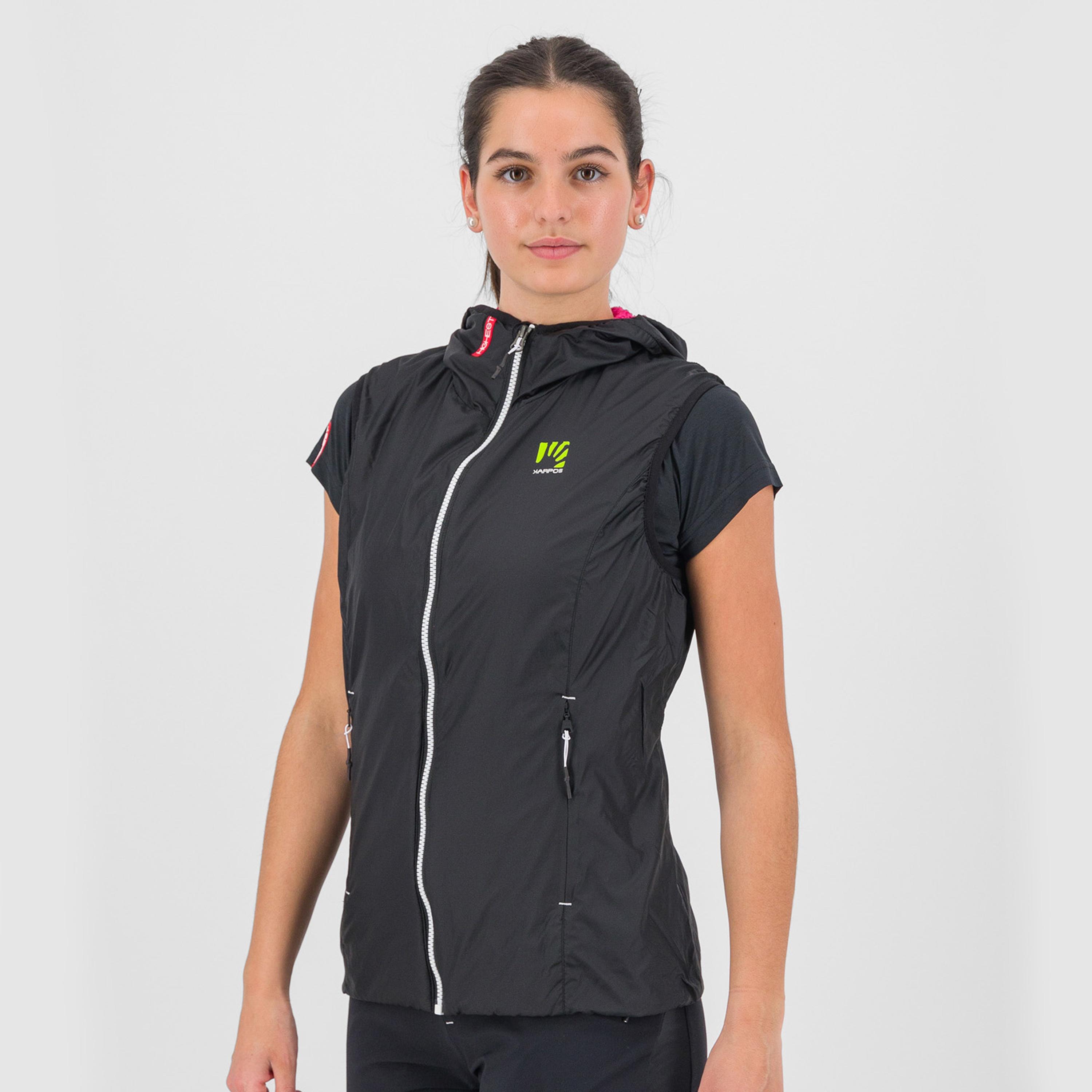 K-performance hybrid w vest - black/white - karpos