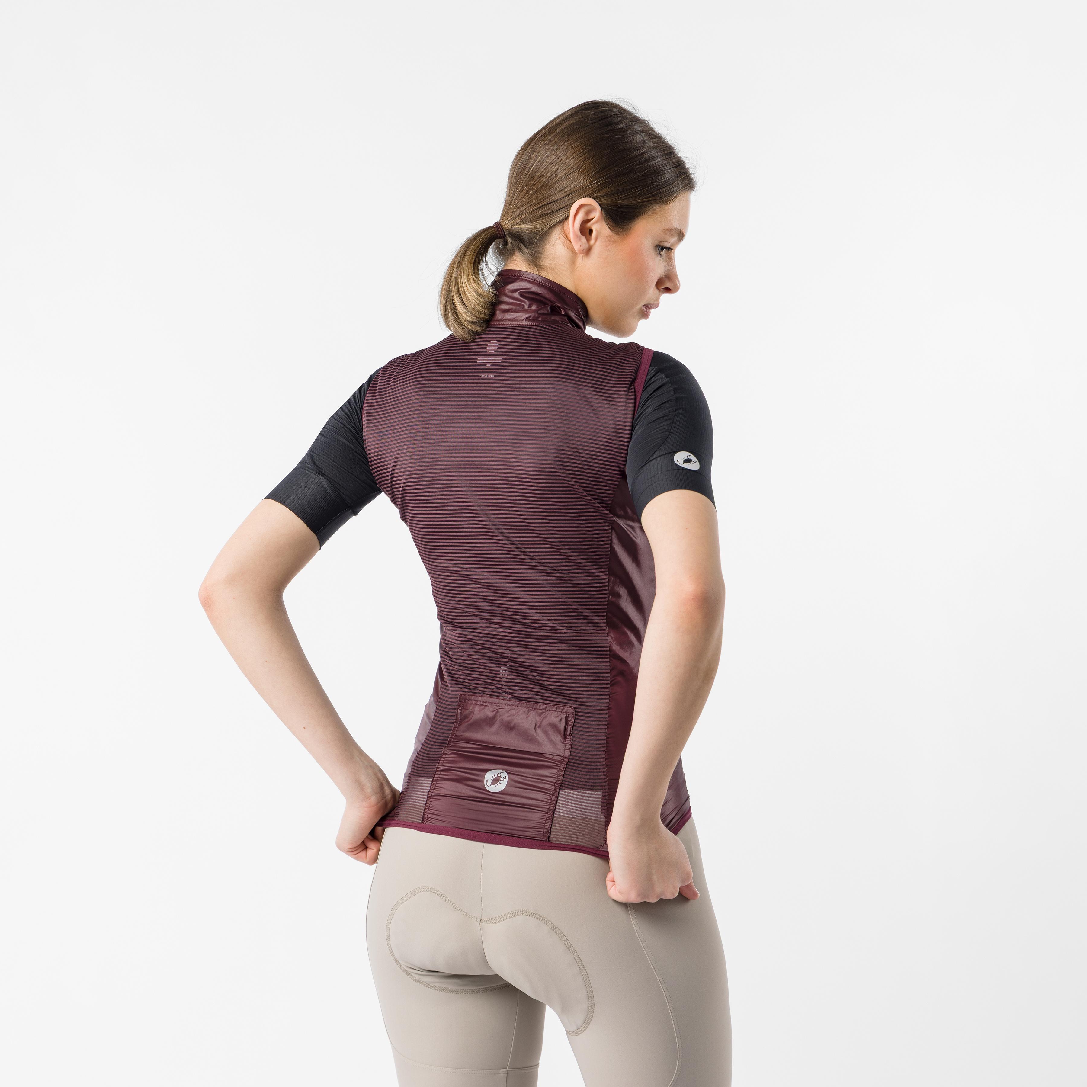 Aria 2 w vest - deep bordeaux - castelli