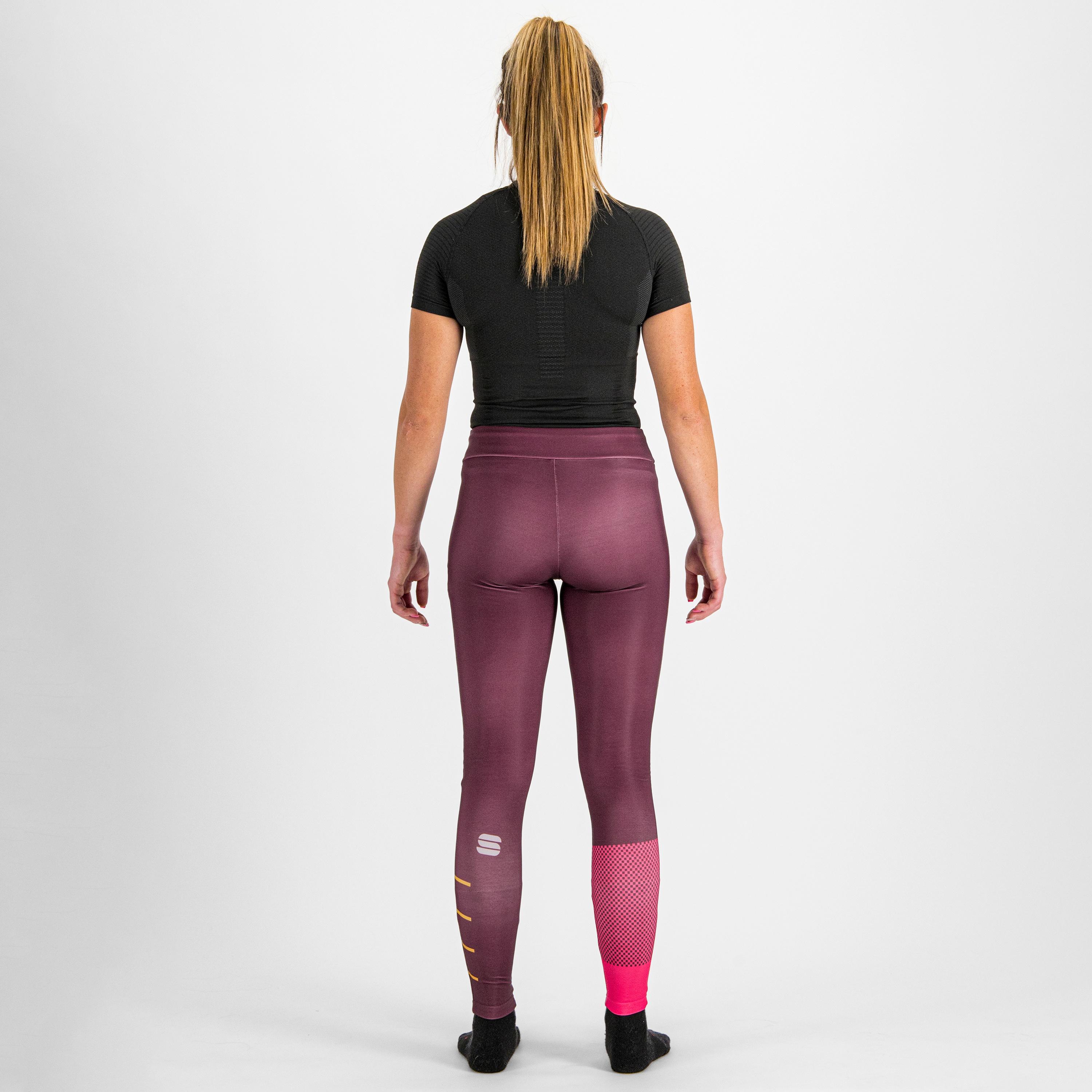 Squadra w tight - wine red raspberry - sportful