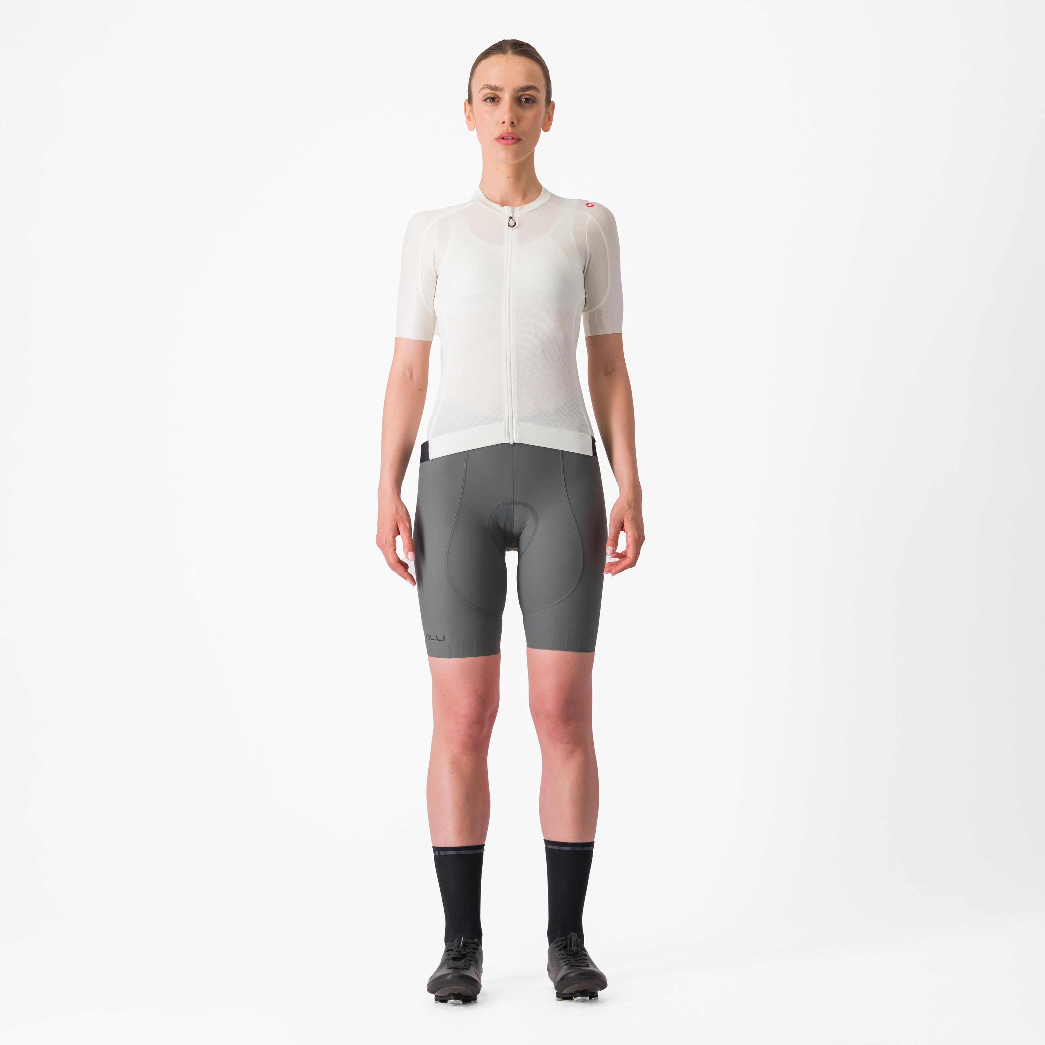 Espresso  w jersey - ivory/dark gray - castelli