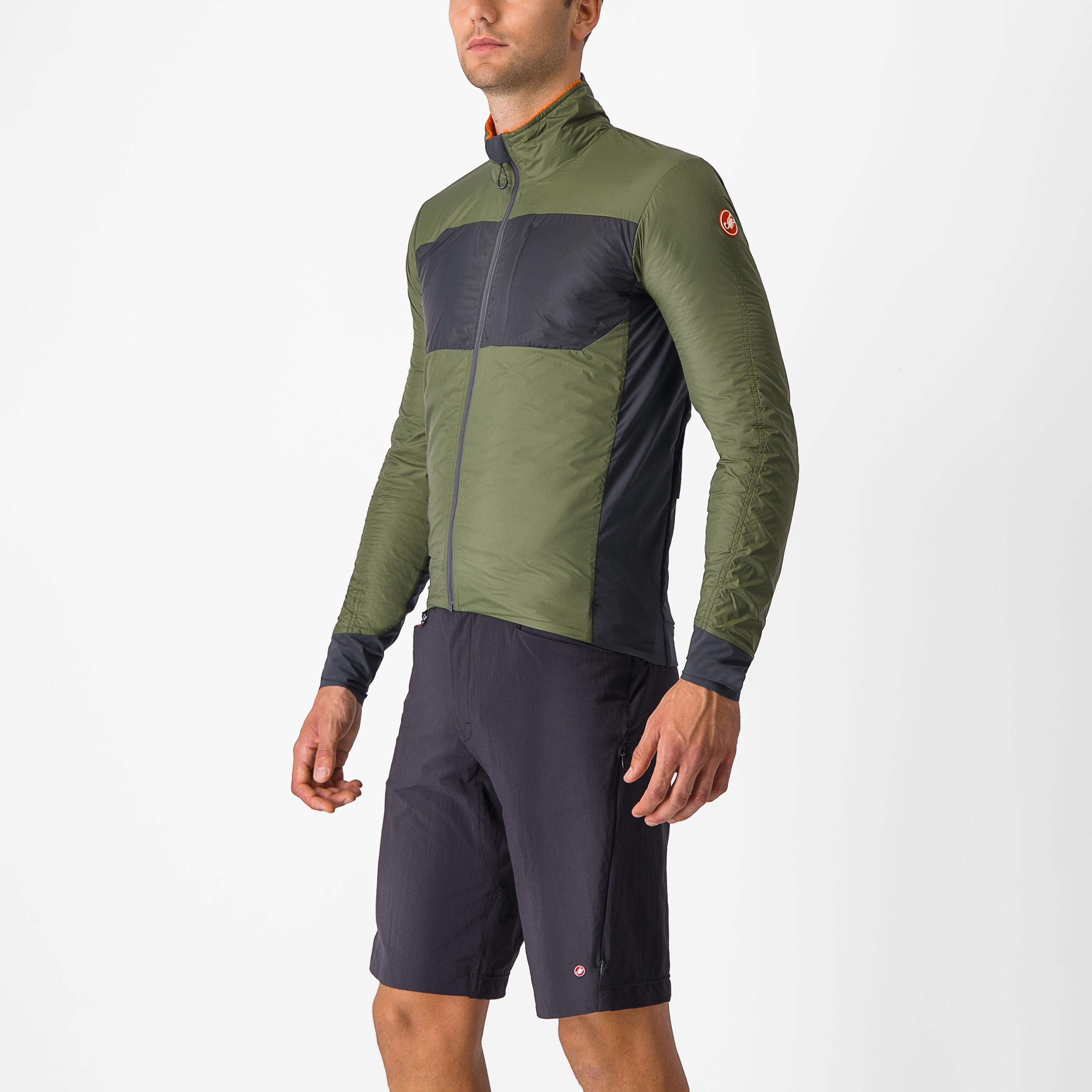 Unlimited puffy jacket - light military green/dark gray - castelli