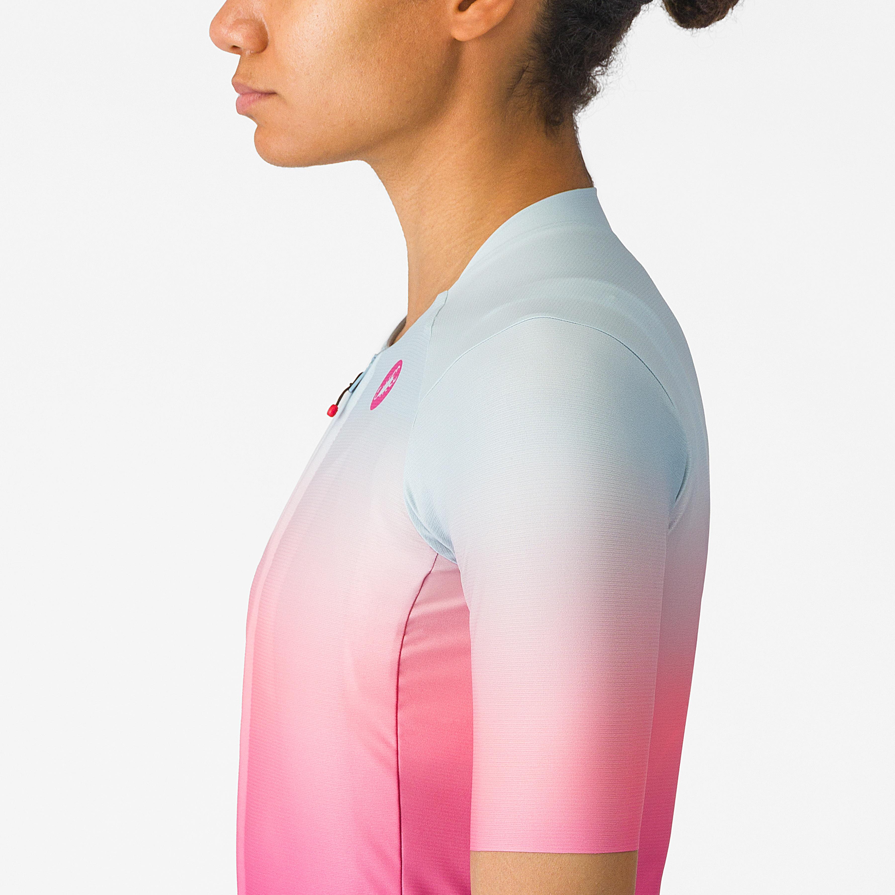 Upf w jersey - winter sky/violet pink - castelli