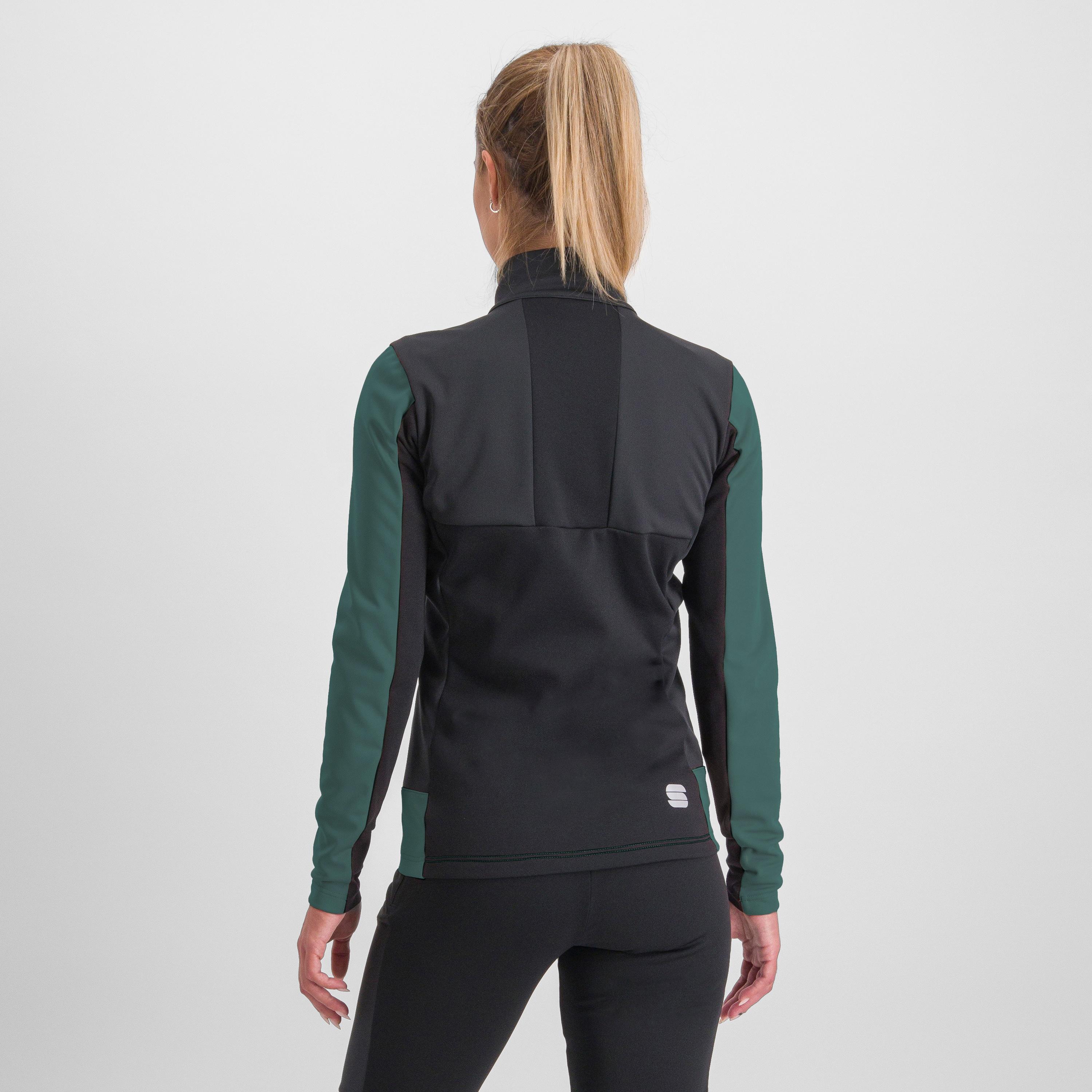 Squadra w jacket - shrub green/galaxy blue - sportful