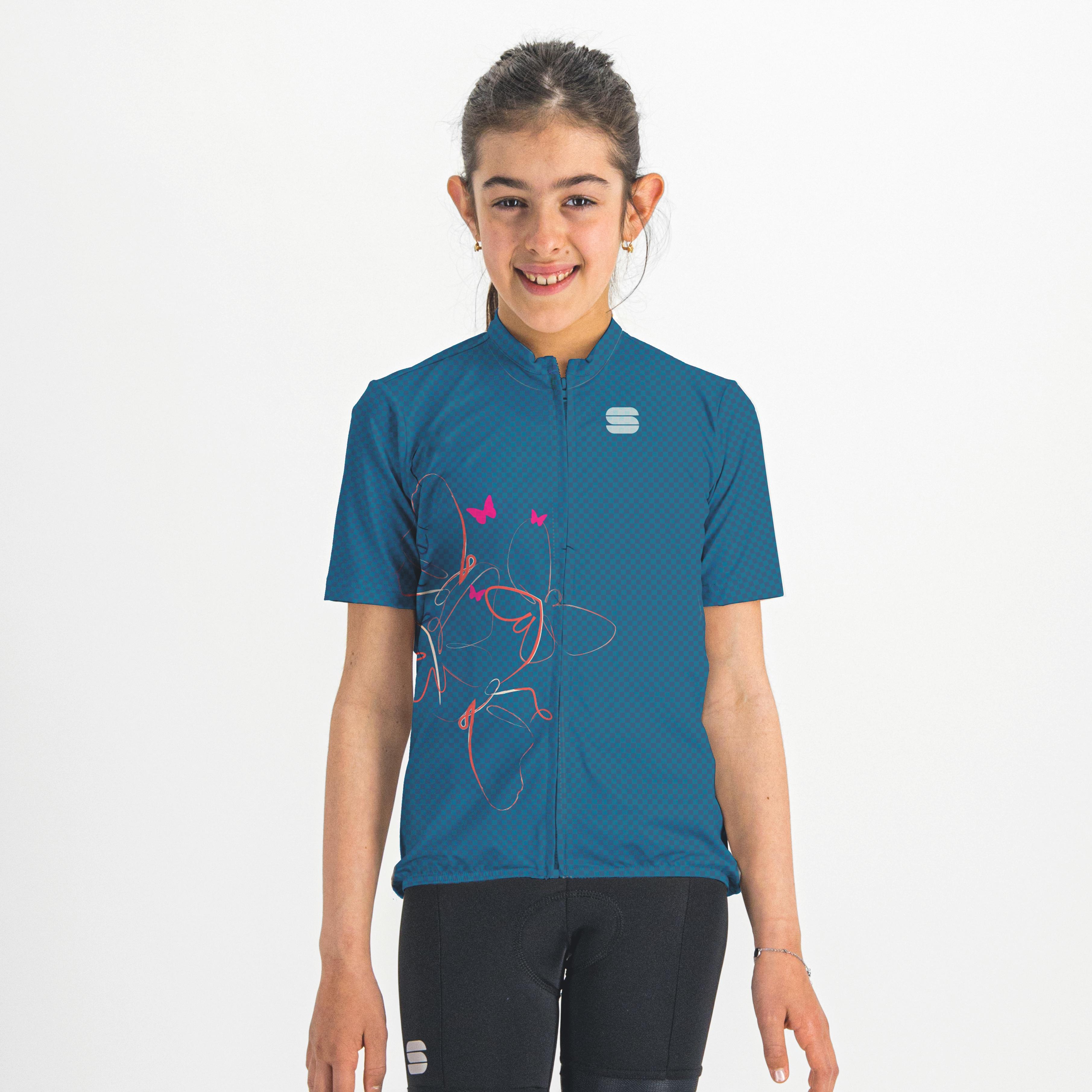 Checkmate girl jersey - berry blue mauve - sportful
