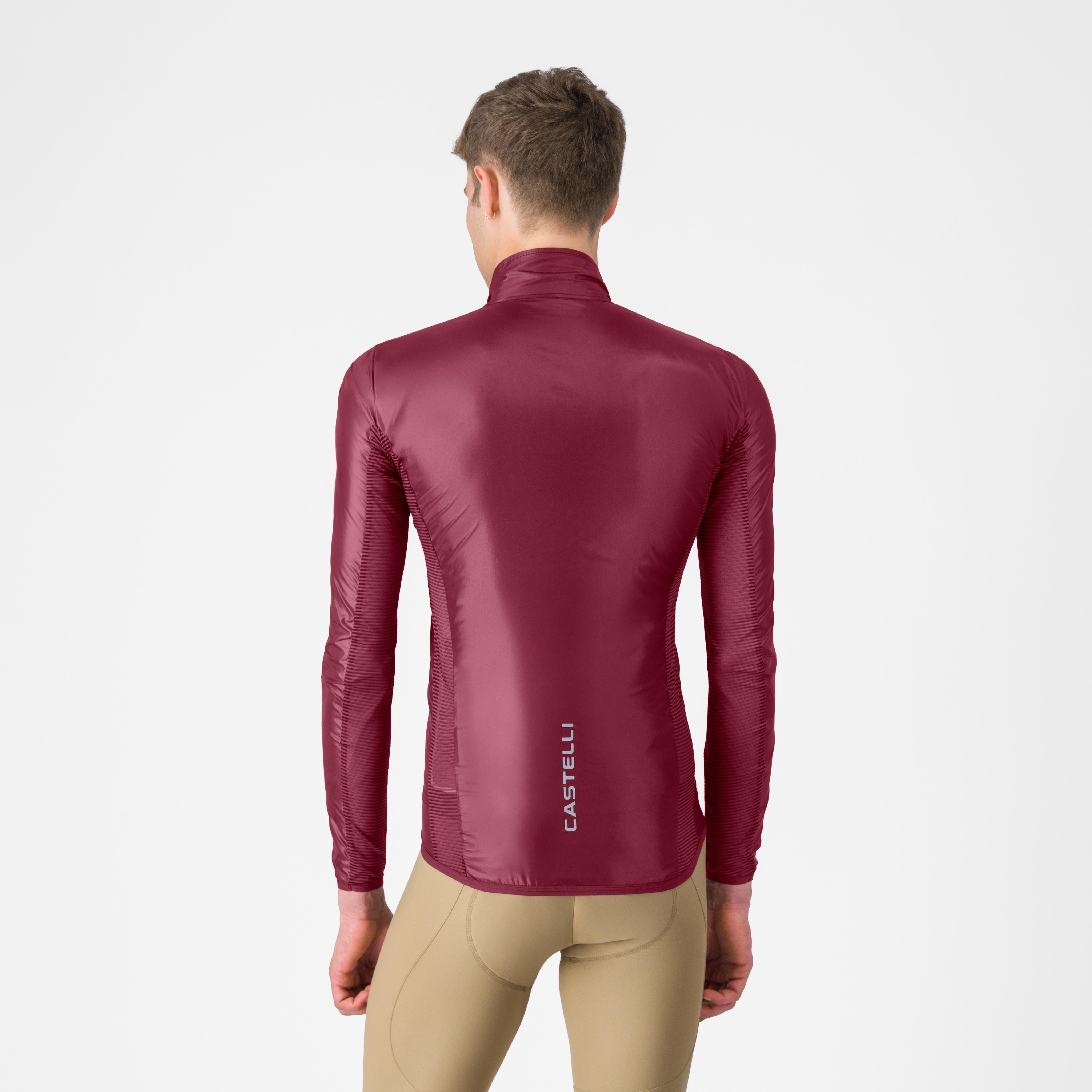Aria shell 2 jacket - deep bordeaux - castelli