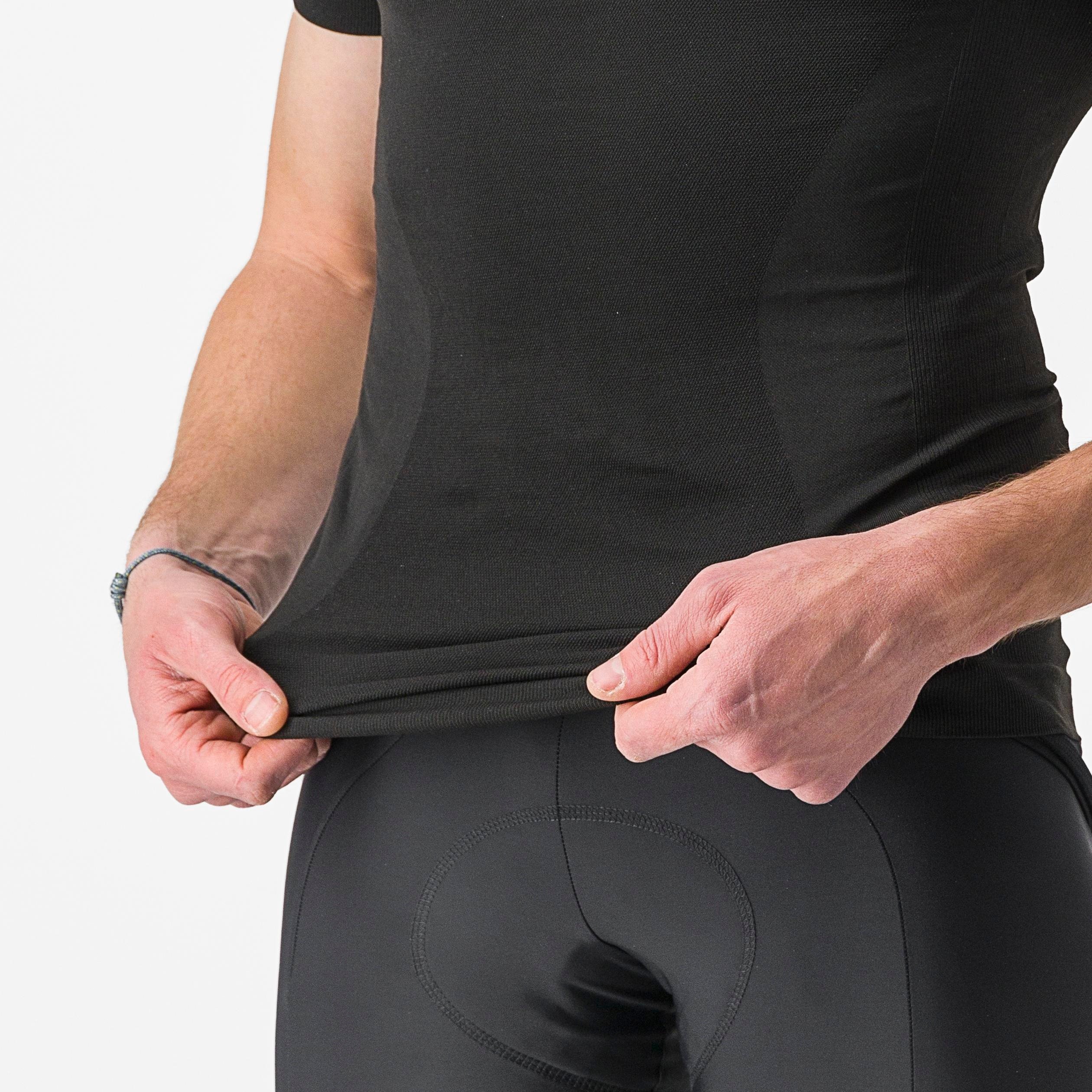Core seamless base layer ss - black - castelli