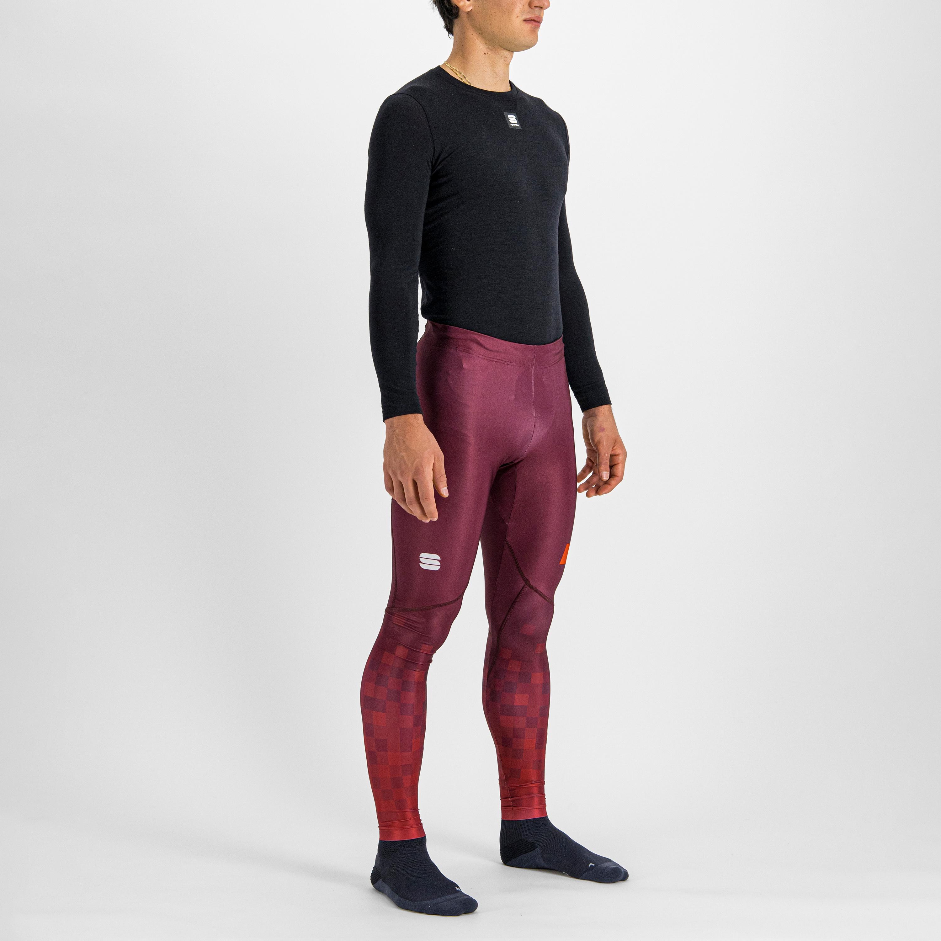 Squadra tight - red wine / red rumba - sportful