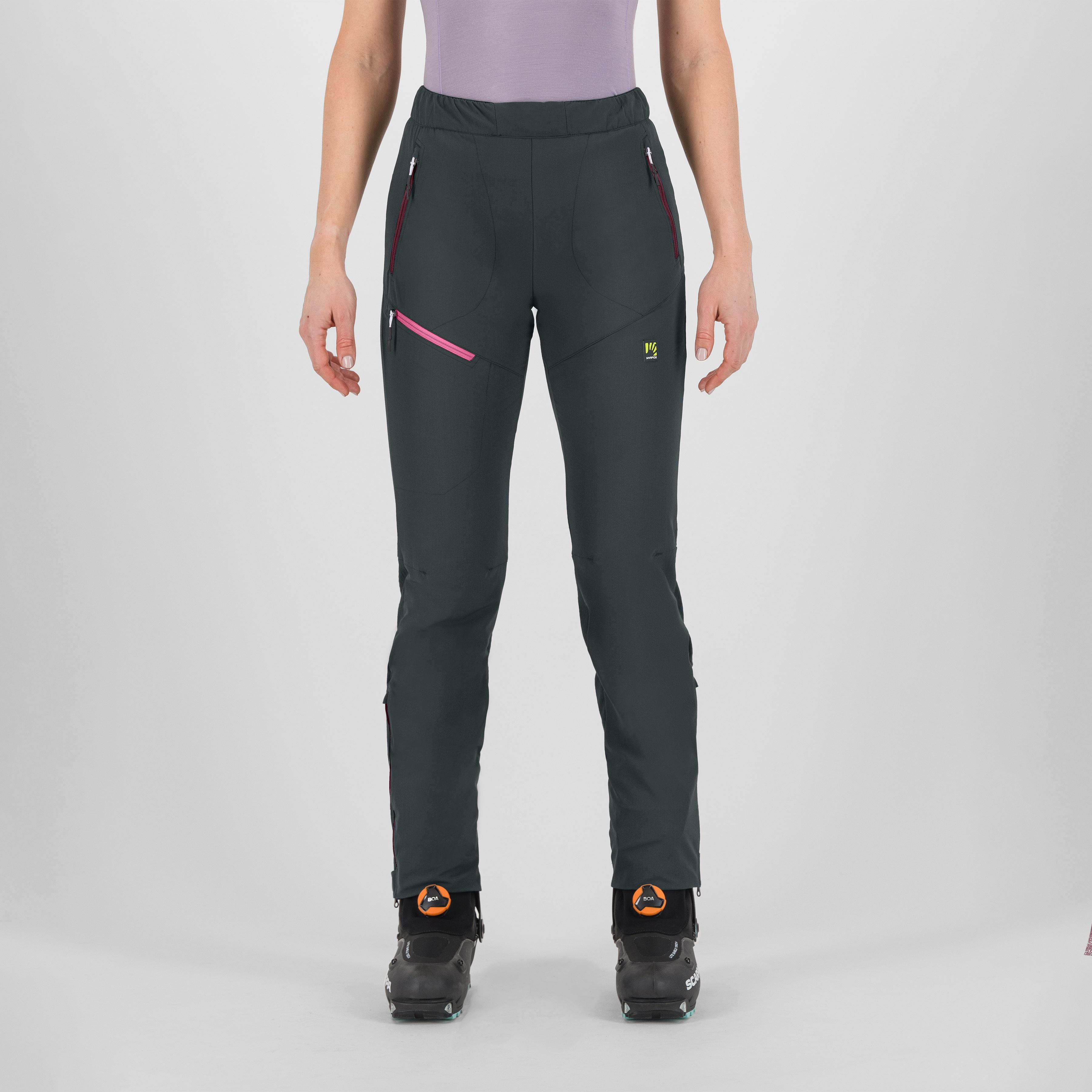 Alagna plus 2.0 w pants - woodl.gray/crimson - karpos
