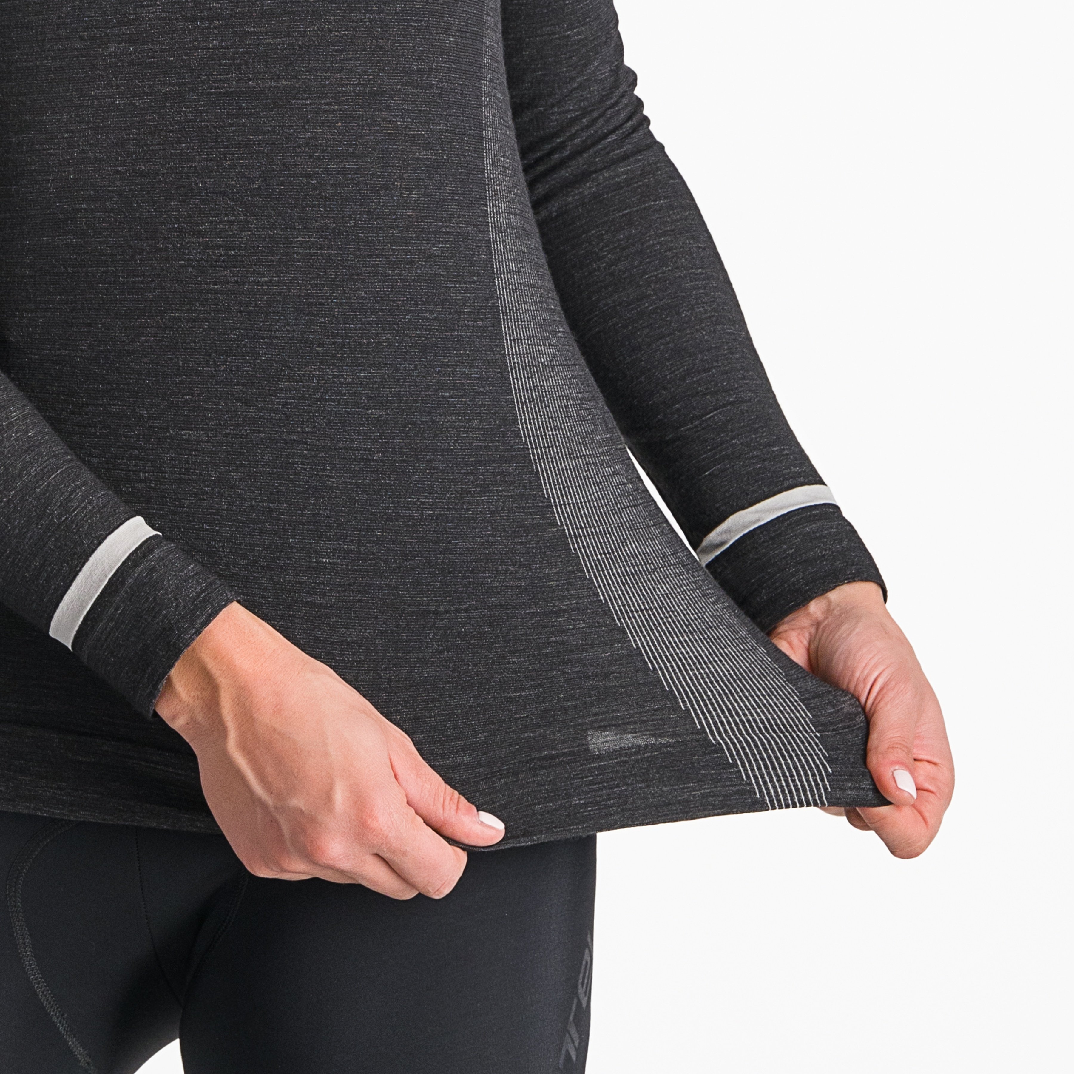 Merino seamless w baselayer - black - castelli