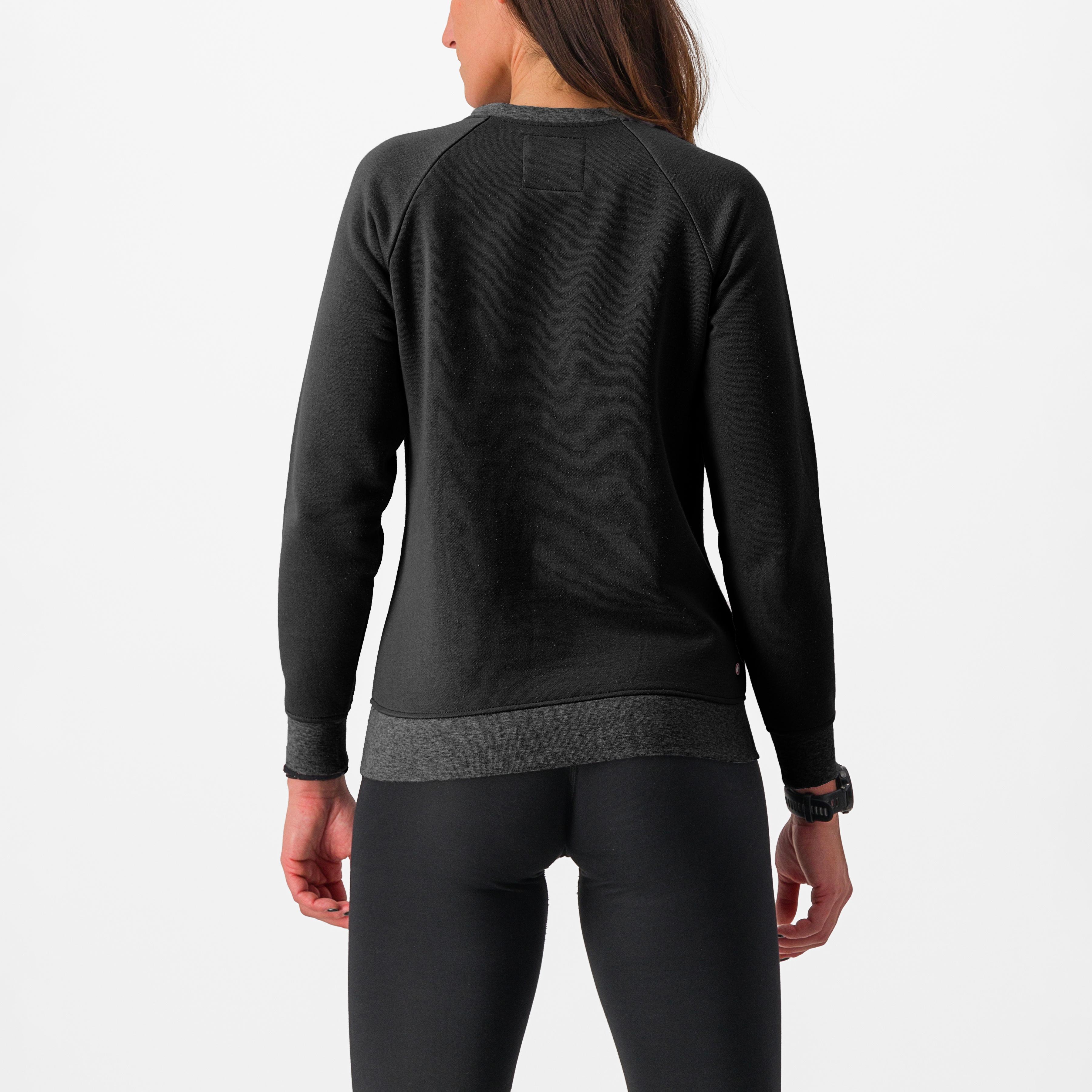 Logo w sweatshirt - black - castelli