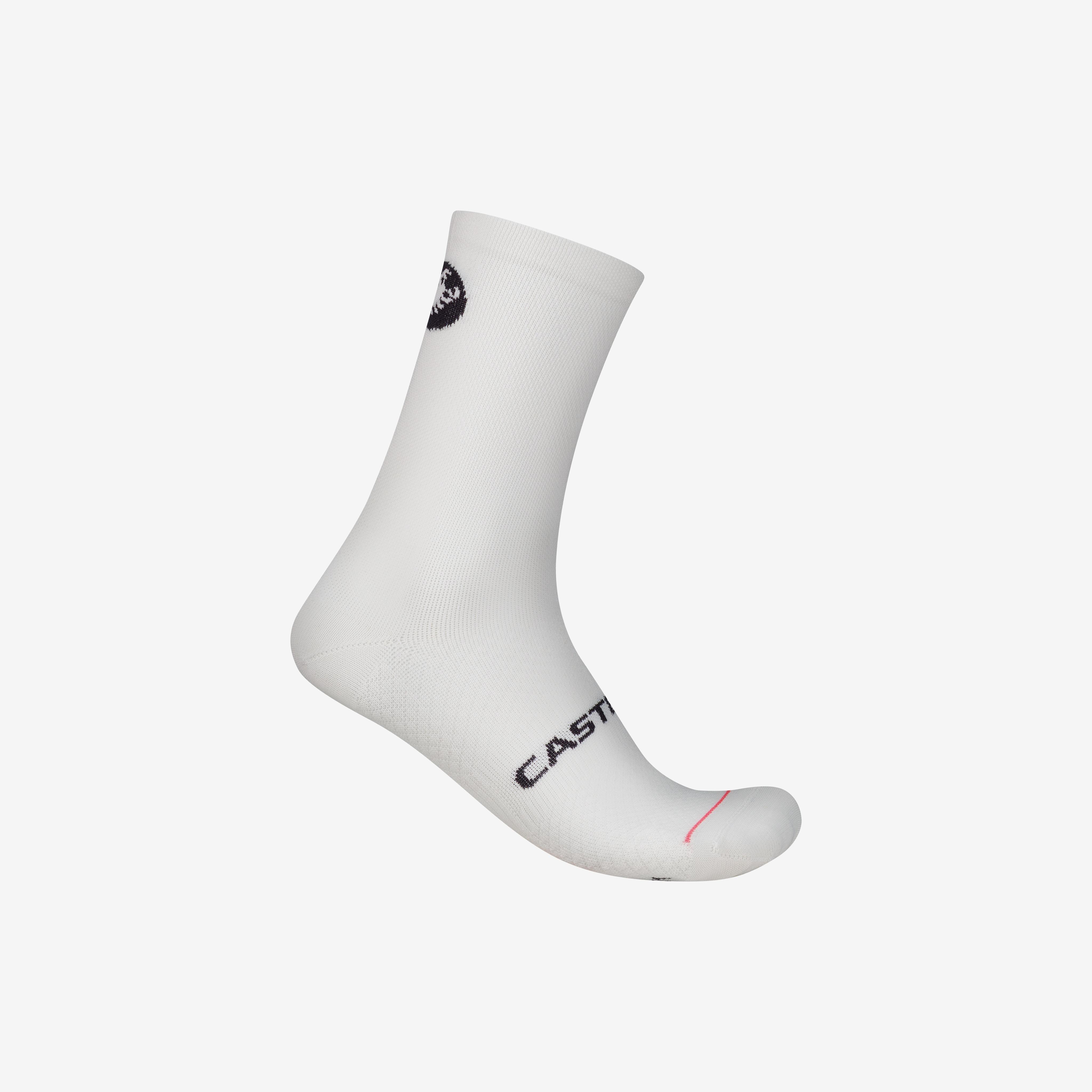 Scorpion logo 15 w thermal sock - white - castelli