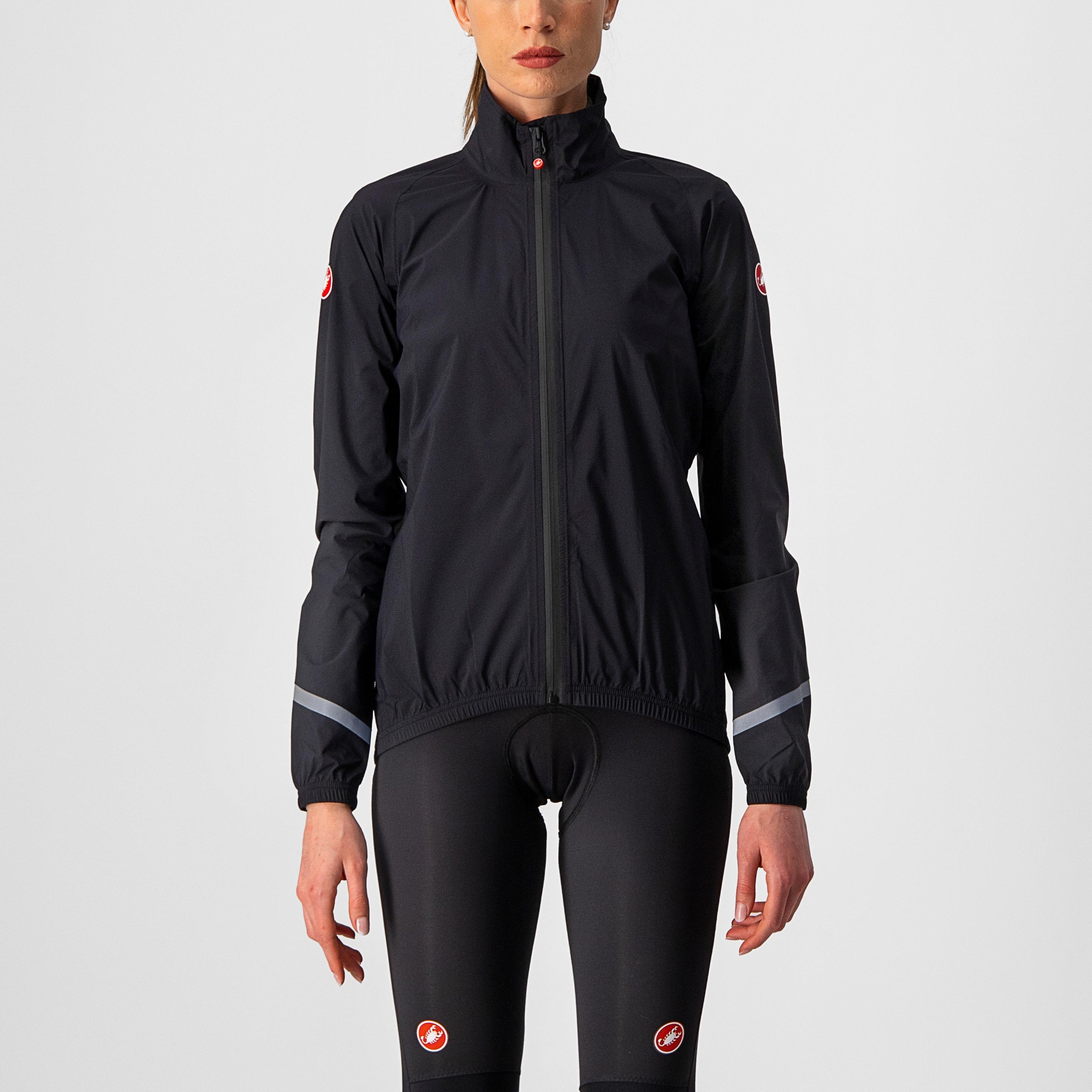 Emergency 2 w rain jacket - light black - castelli
