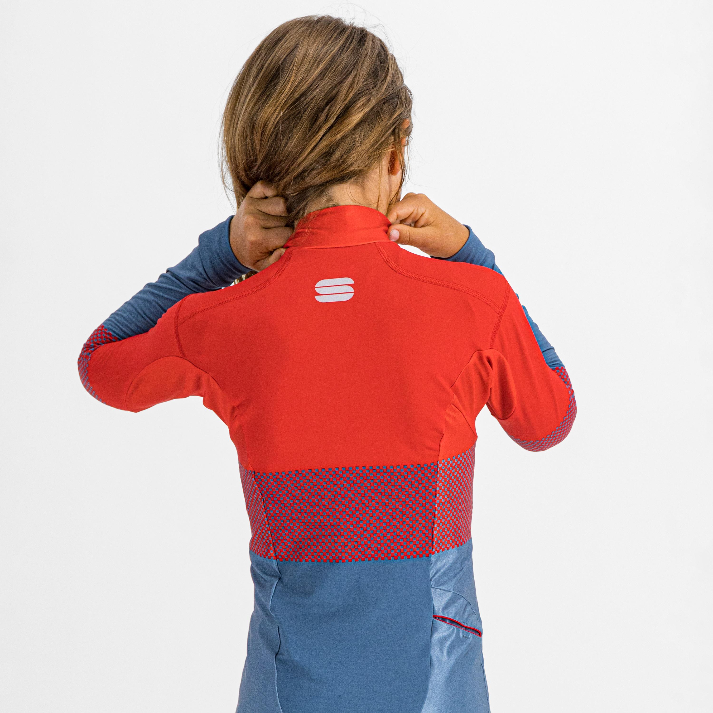 Squadra kid's jersey - red blue sea - sportful