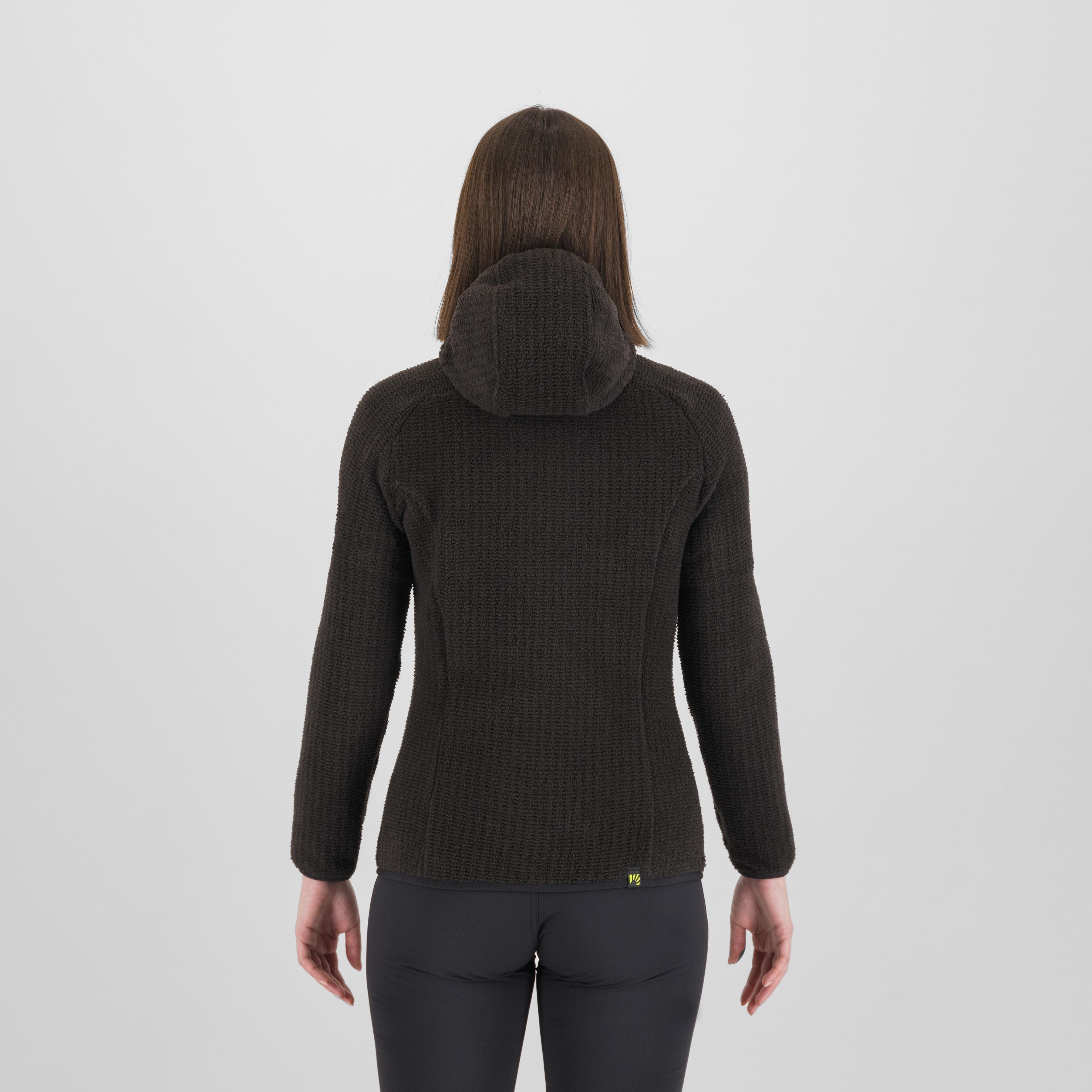 Rocchetta evo hoodie w fleece - black - karpos
