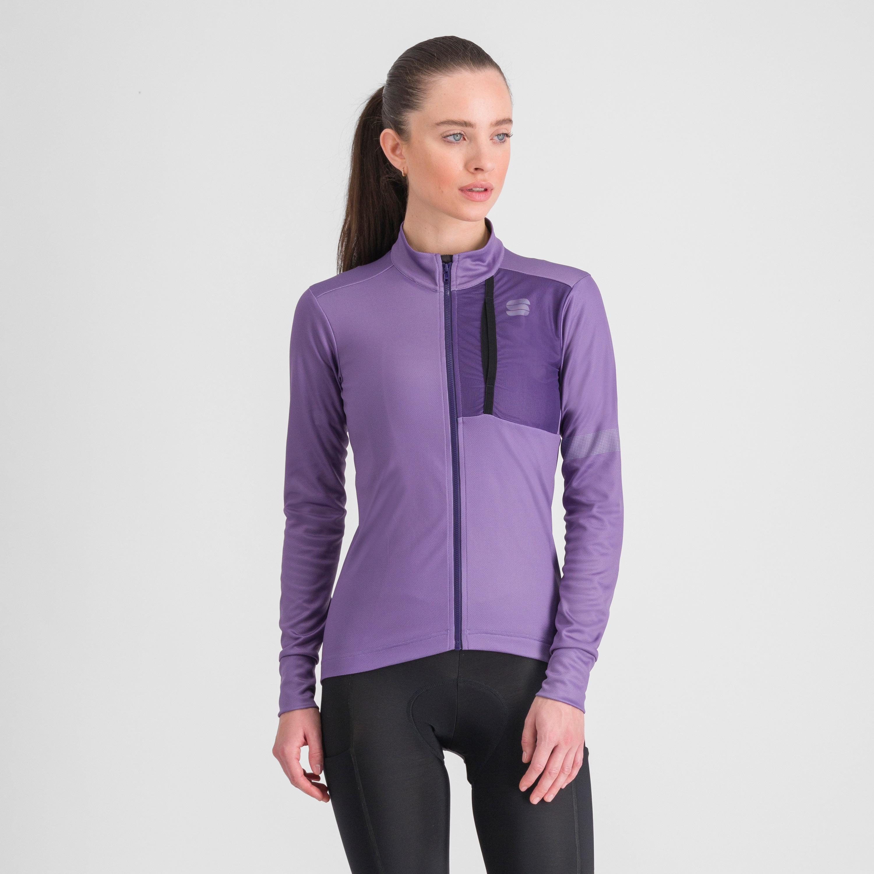 Supergiara woman thermal jersey - mulled grape - sportful