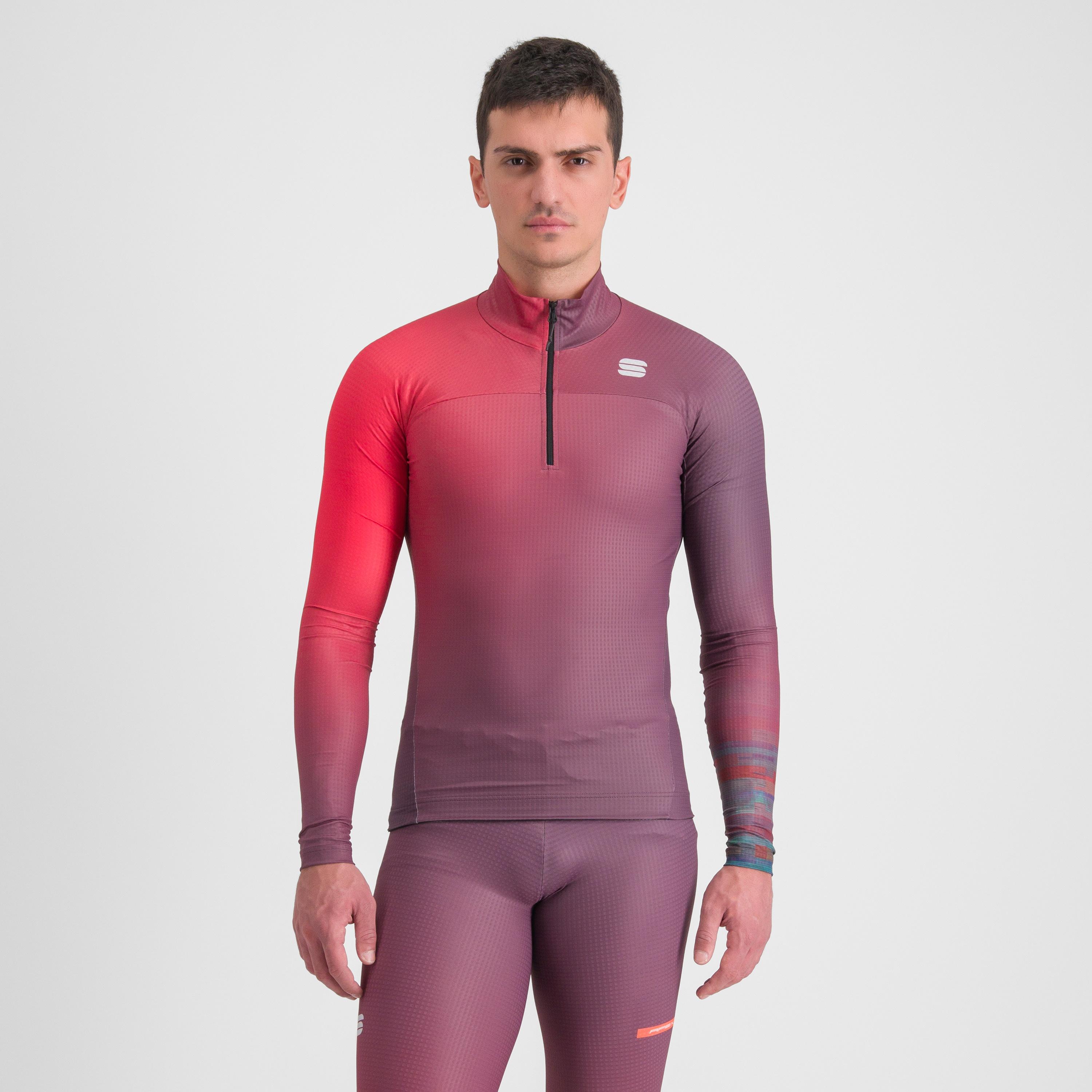 Apex jersey - huckleberry/tango red - sportful