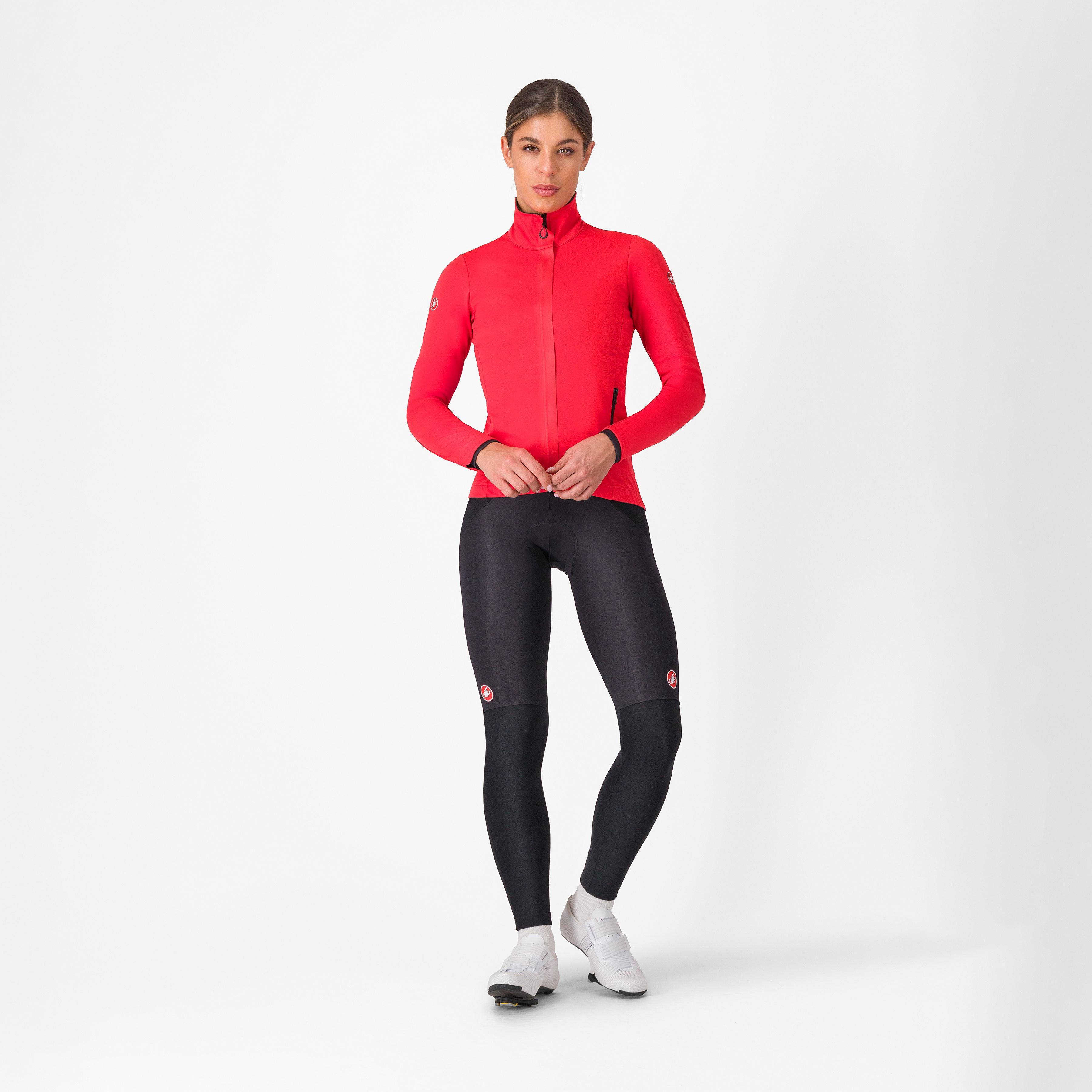 Alpha 150 w jacket - hibiscus/black - castelli