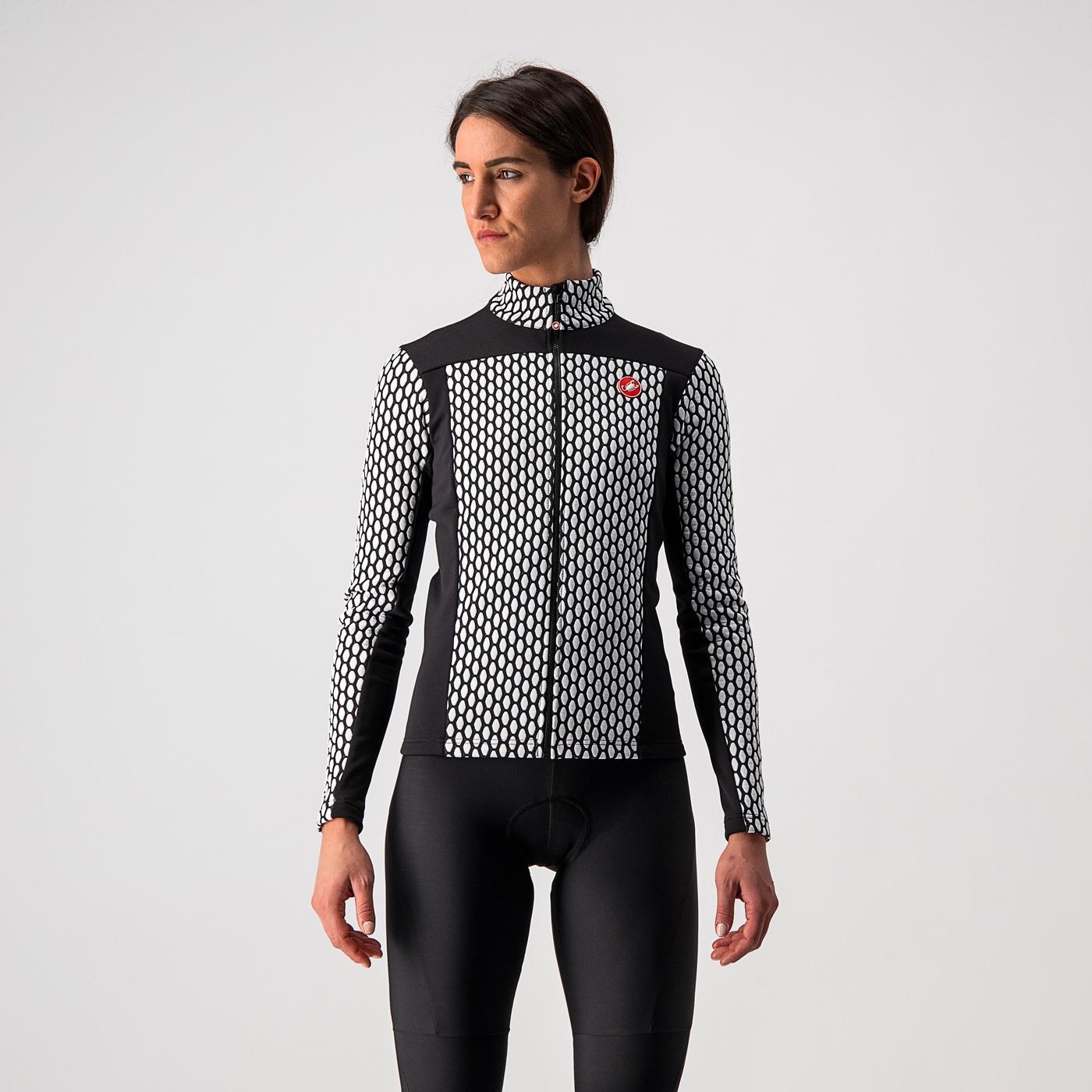 Sfida 2 jersey fz - black/white - castelli