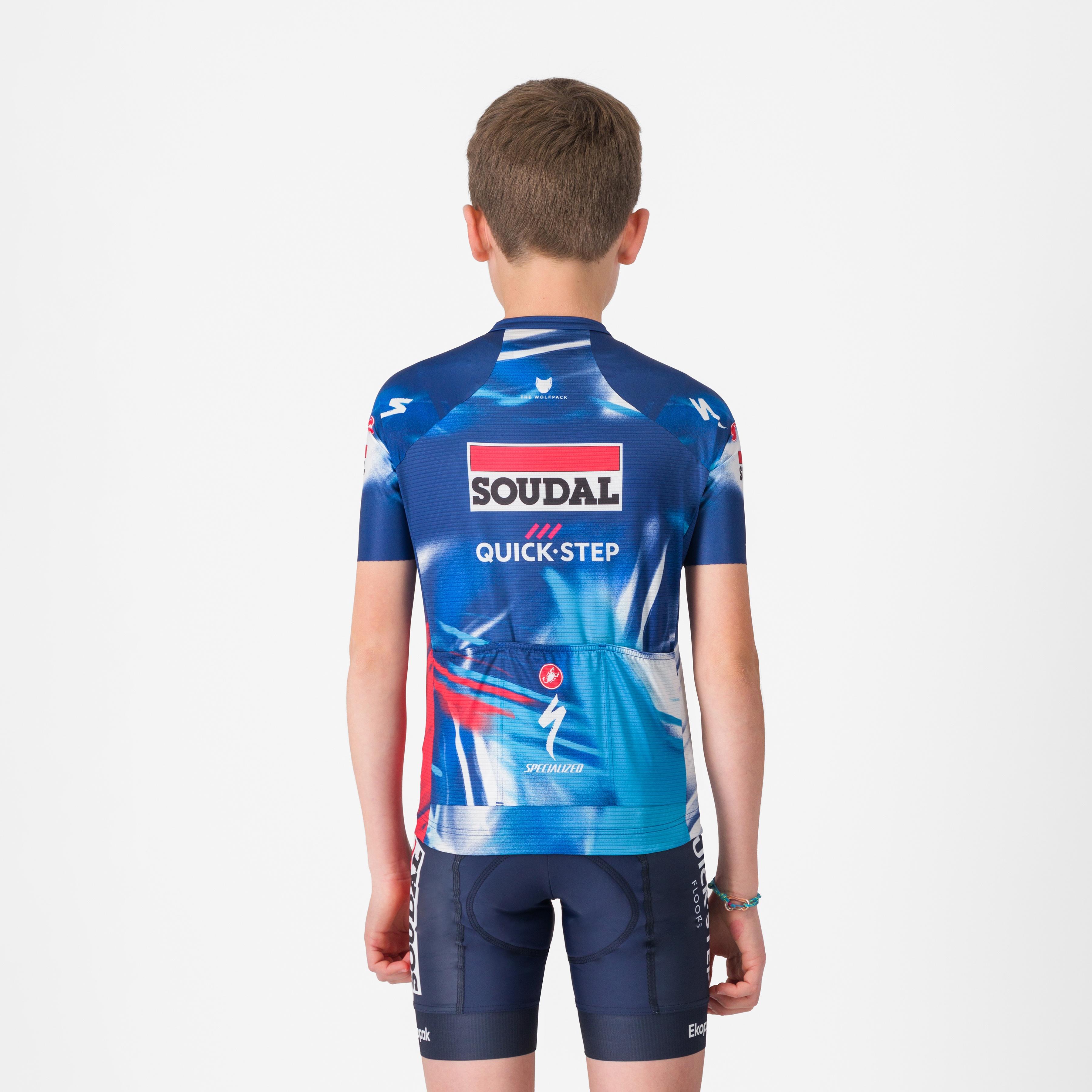 Aero kid jersey - blue/red - castelli