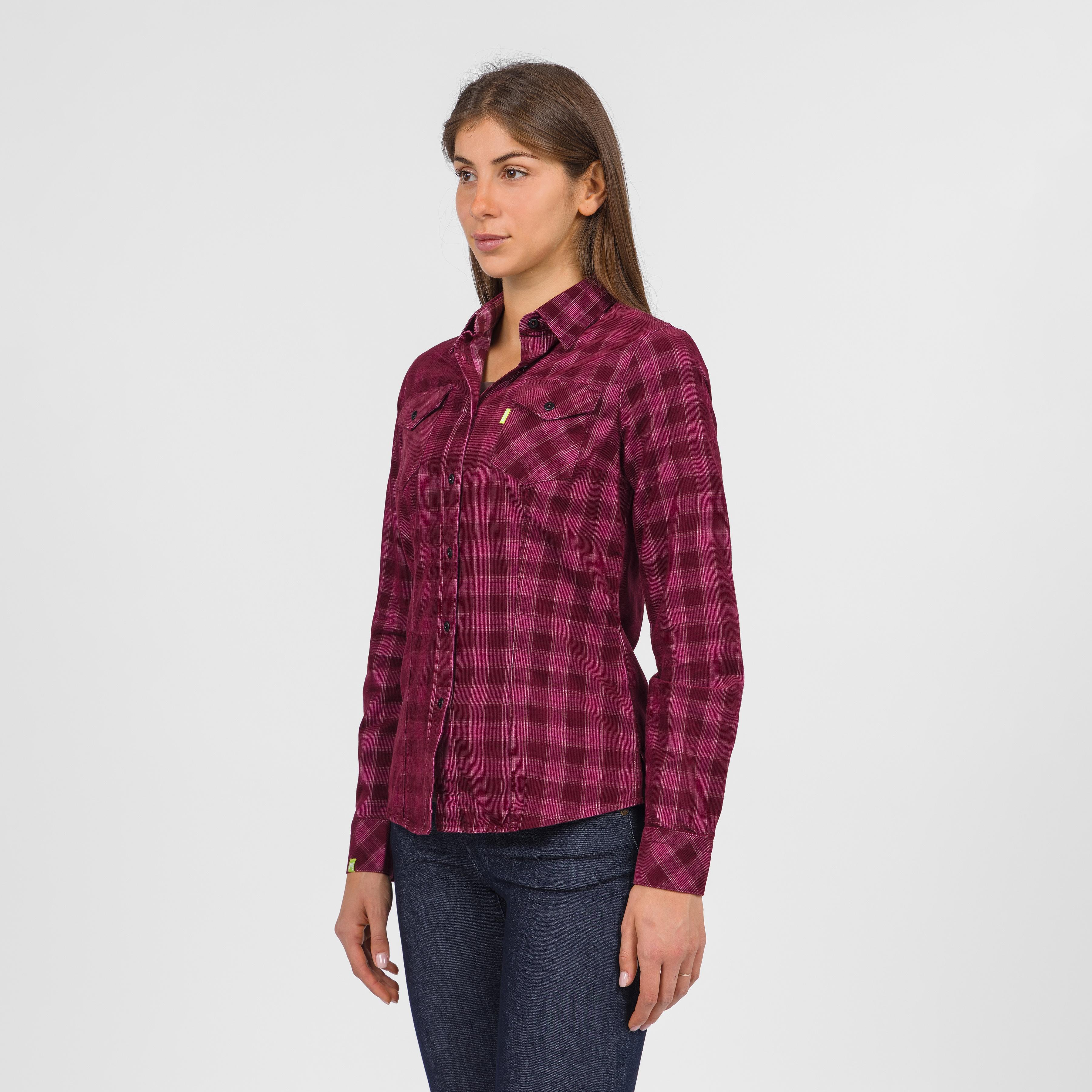 Martora velvet w shirt - crimson/pink power - karpos